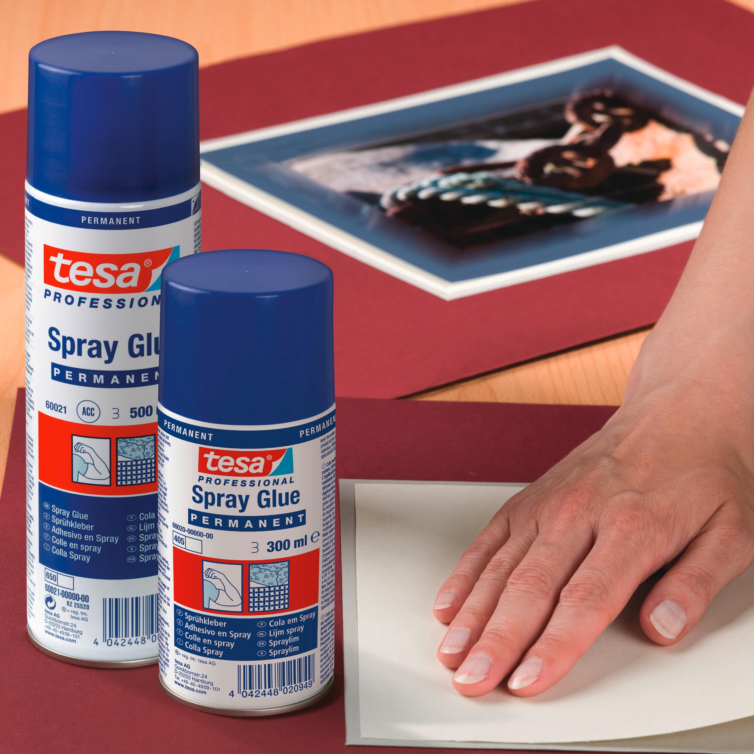 Klej w sprayu PERMANENT 300 ml TESA - 3