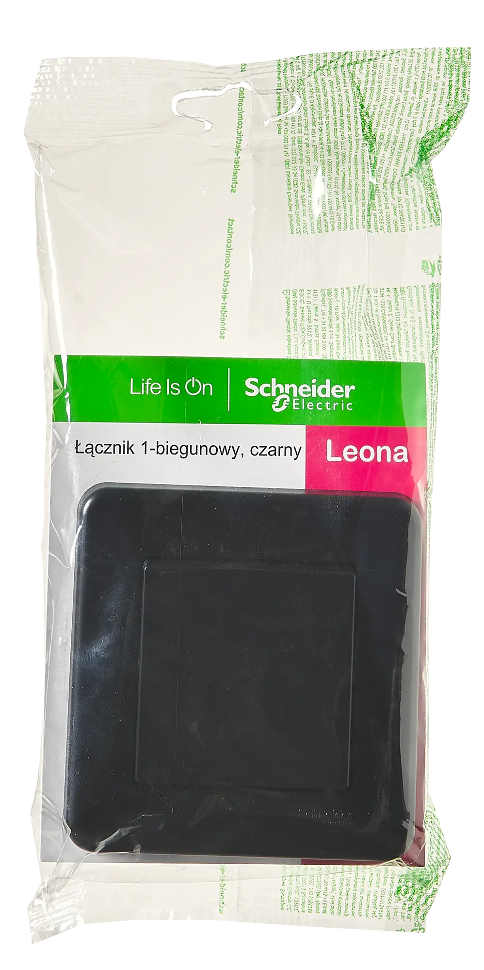 Włącznik pojedynczy Leona antracyt Schneider - 5