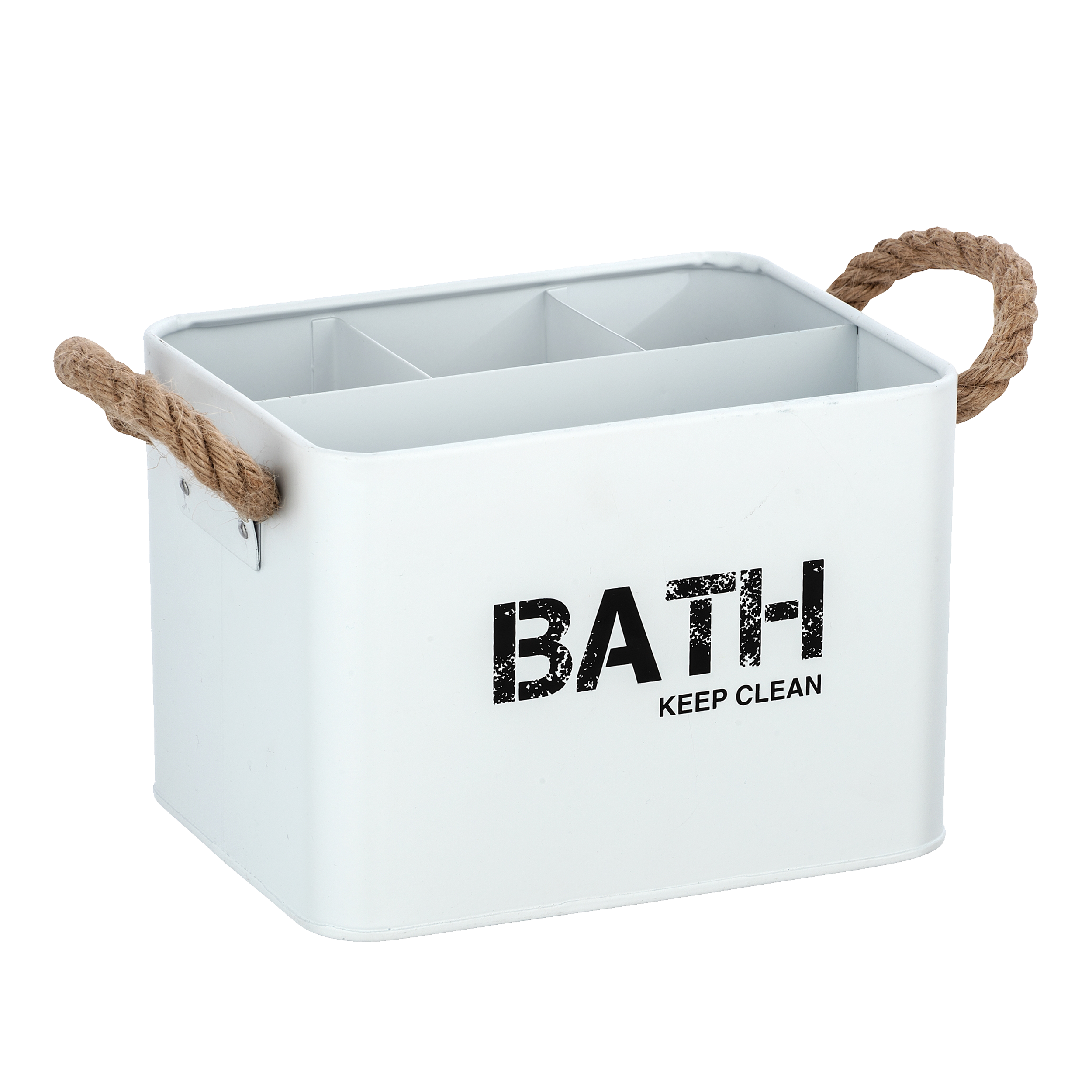 Organizer per bagno Wenko Gara L 19 x H 12.5 cm bianco - 2