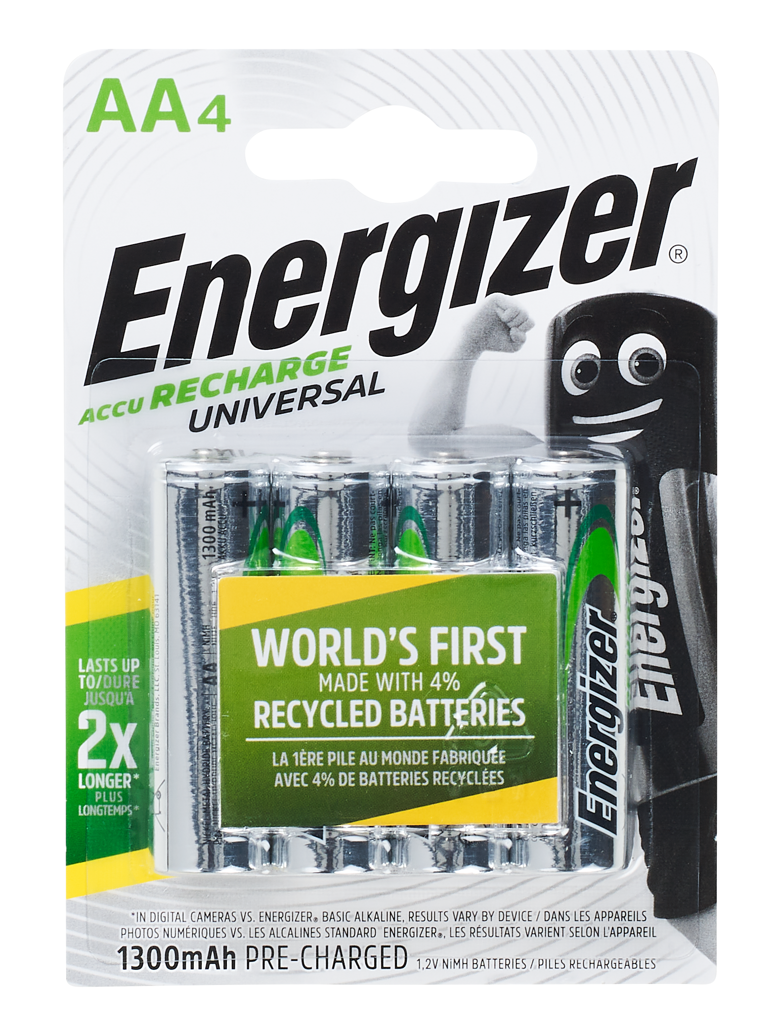 Akumulator UNIVERSAL AA 4 szt. 1.2 V ENERGIZER