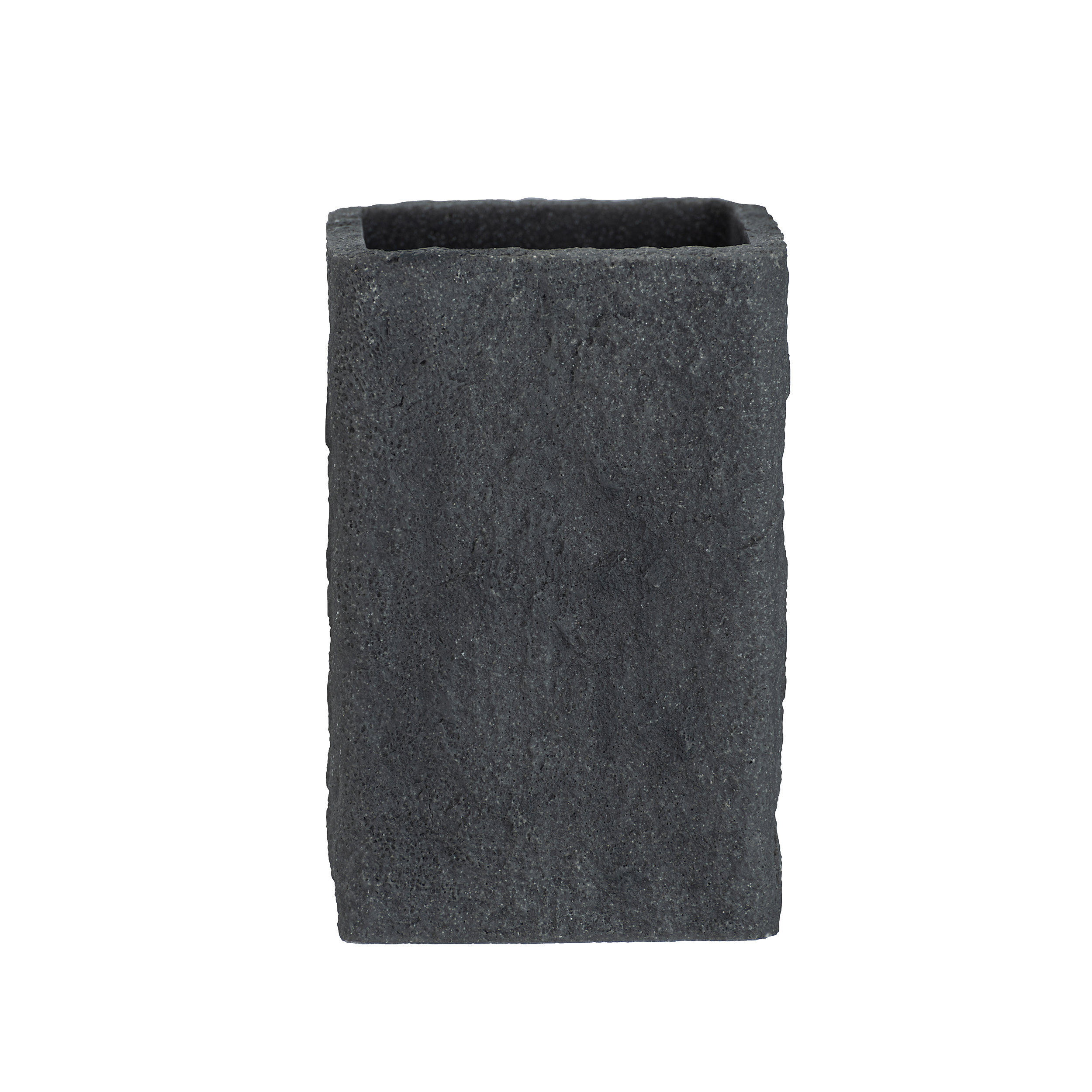 Vaso de baño villata gris oscuro satinado