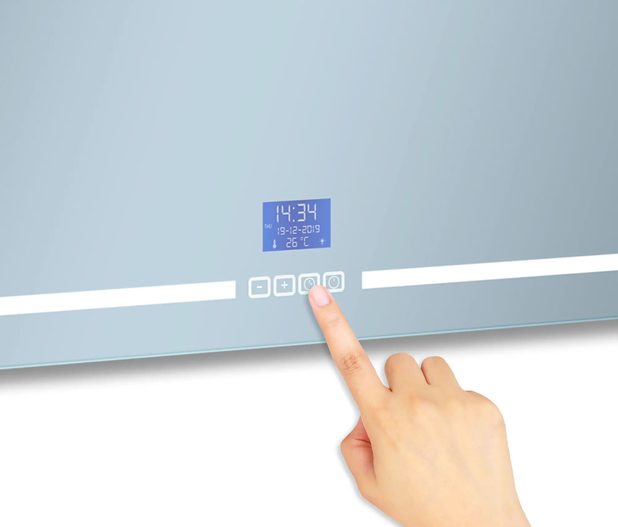 Lustro z wbudowanym oświetleniem TIMER 80 x 60 VENTI - 7