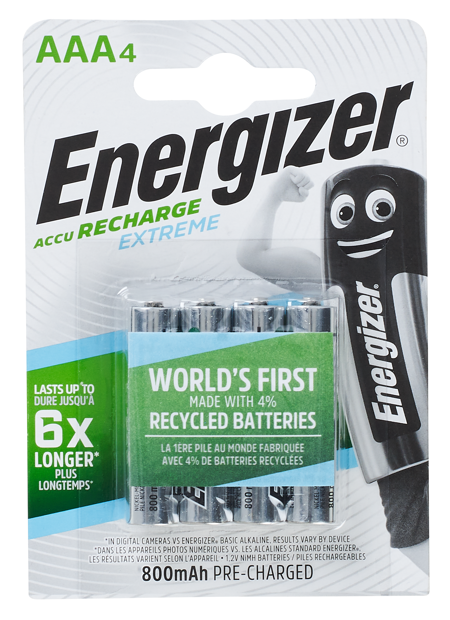 Akumulator EXTREME AAA 800mAh 1.2 V ENERGIZER