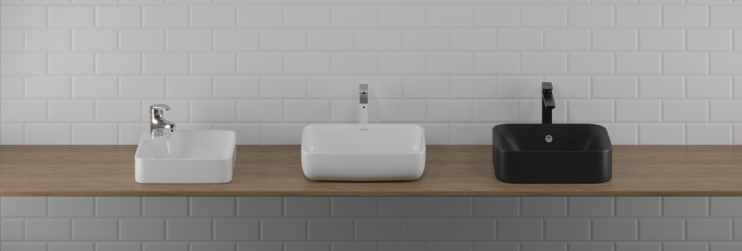 Bateria umywalkowa chrom K/aut Inari Sensea - 7