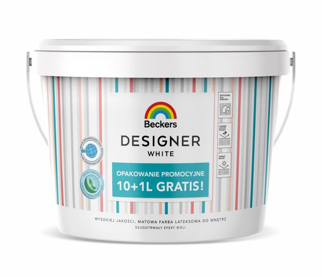 Farba Beckers Designer White Biała 11 l