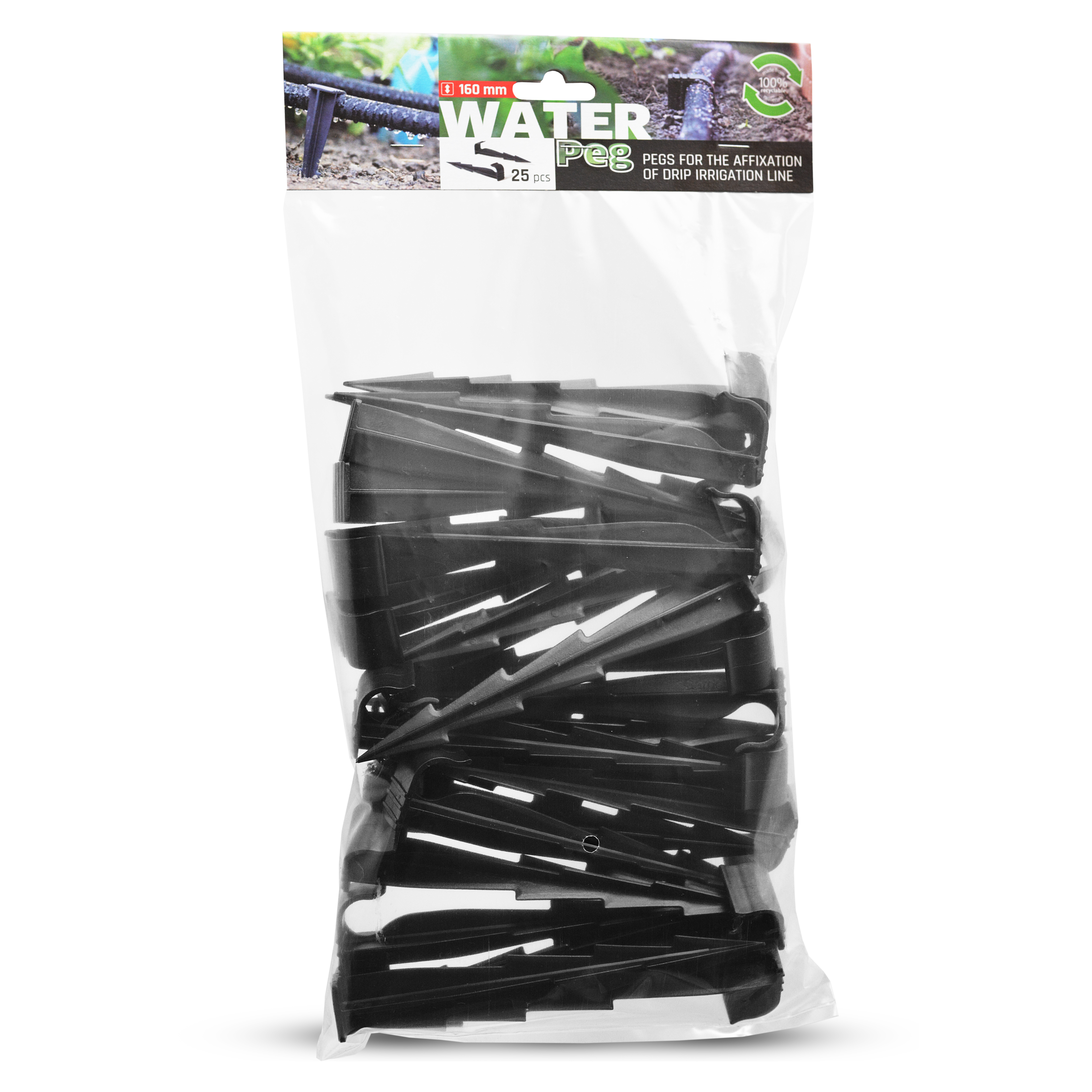 Szpilki do linii kroplującej 16 mm 25szt. 16 cm