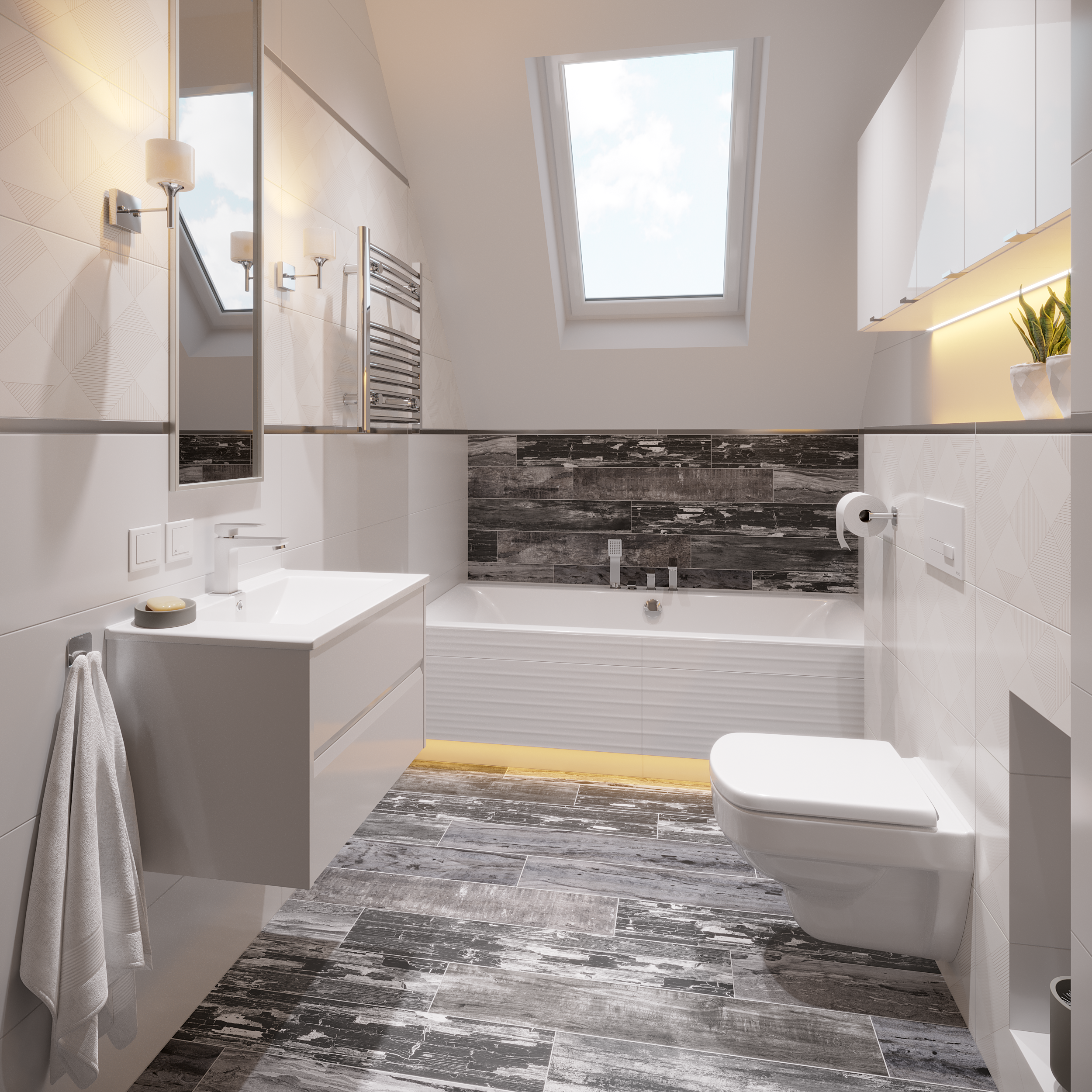 Uchwyt ścienny na papier toaletowy Colar Tiger - 2