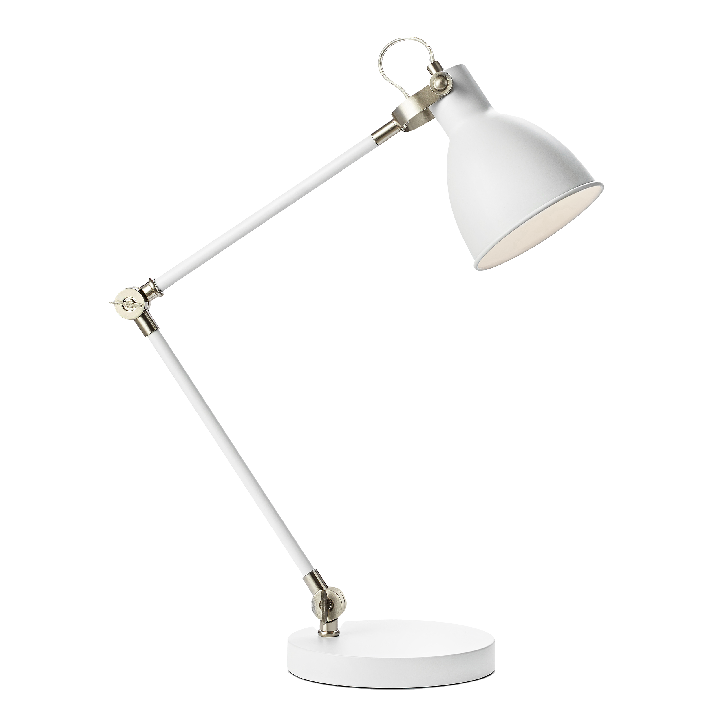 Lampka biurkowa HOUSE biała E27 MARKSLOJD
