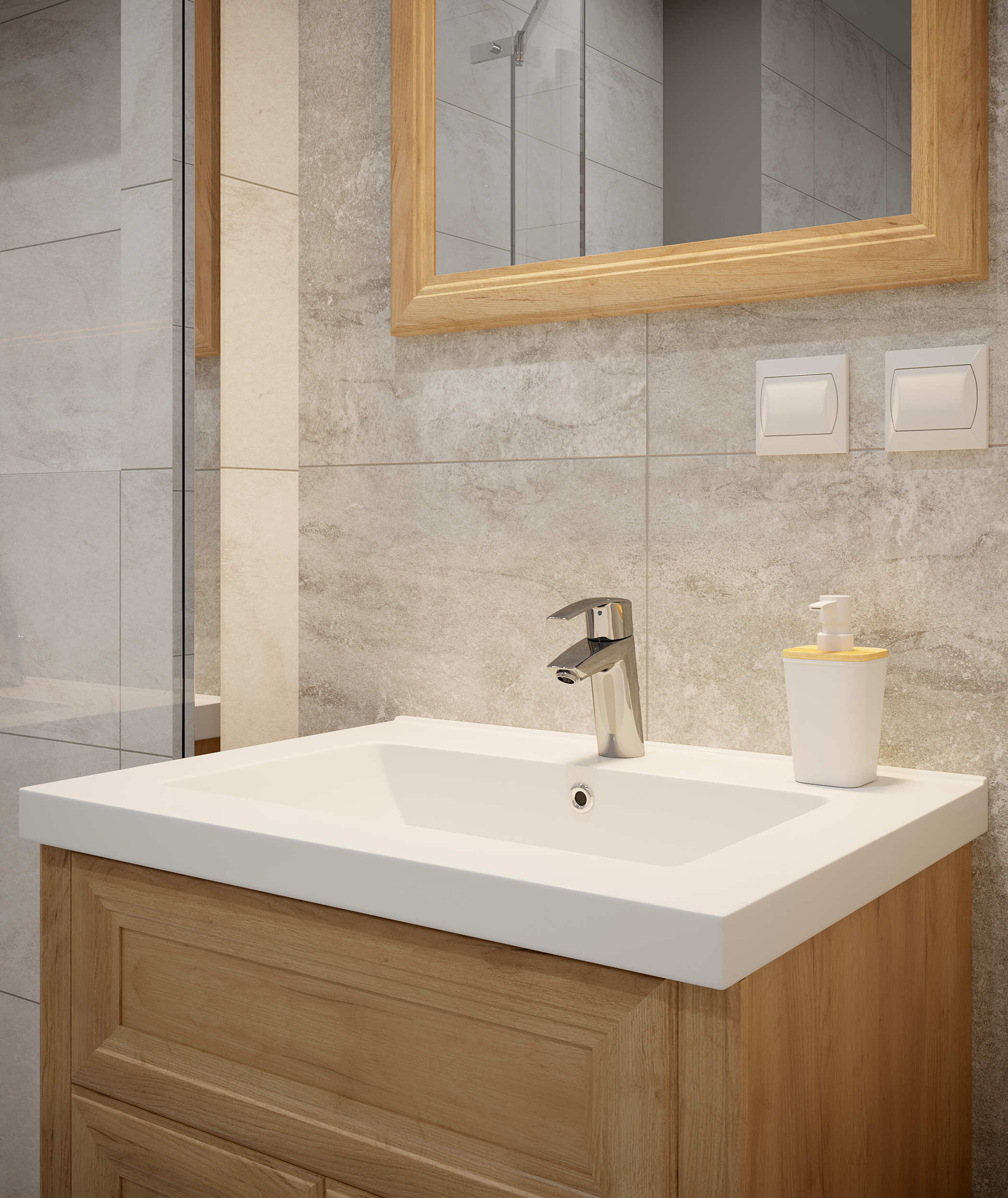 Kabina prysznicowa 90 x 90 cm Perfetto Wellneo - 4