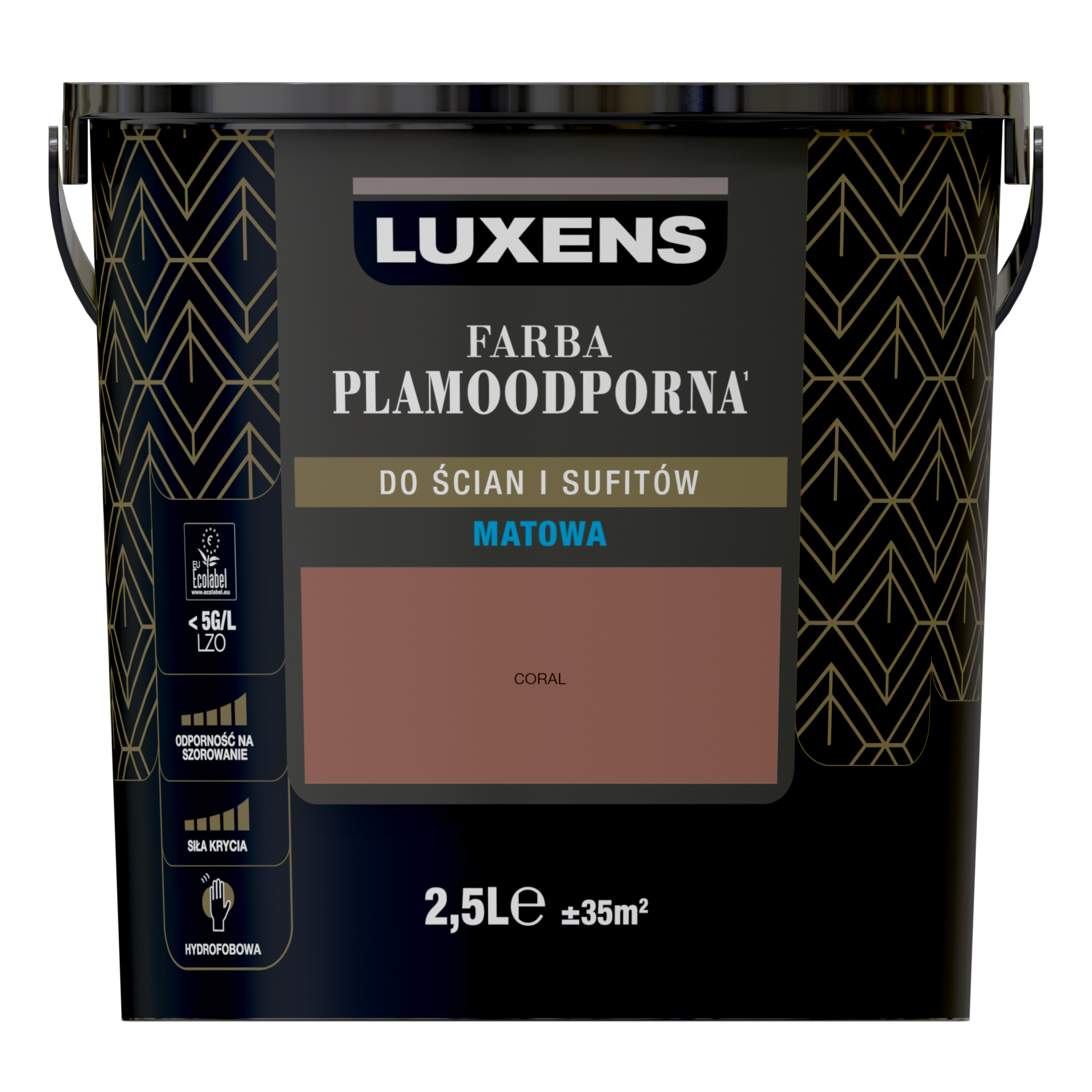 Farba Luxens Plamoodporna Coral 2.5 l - 2
