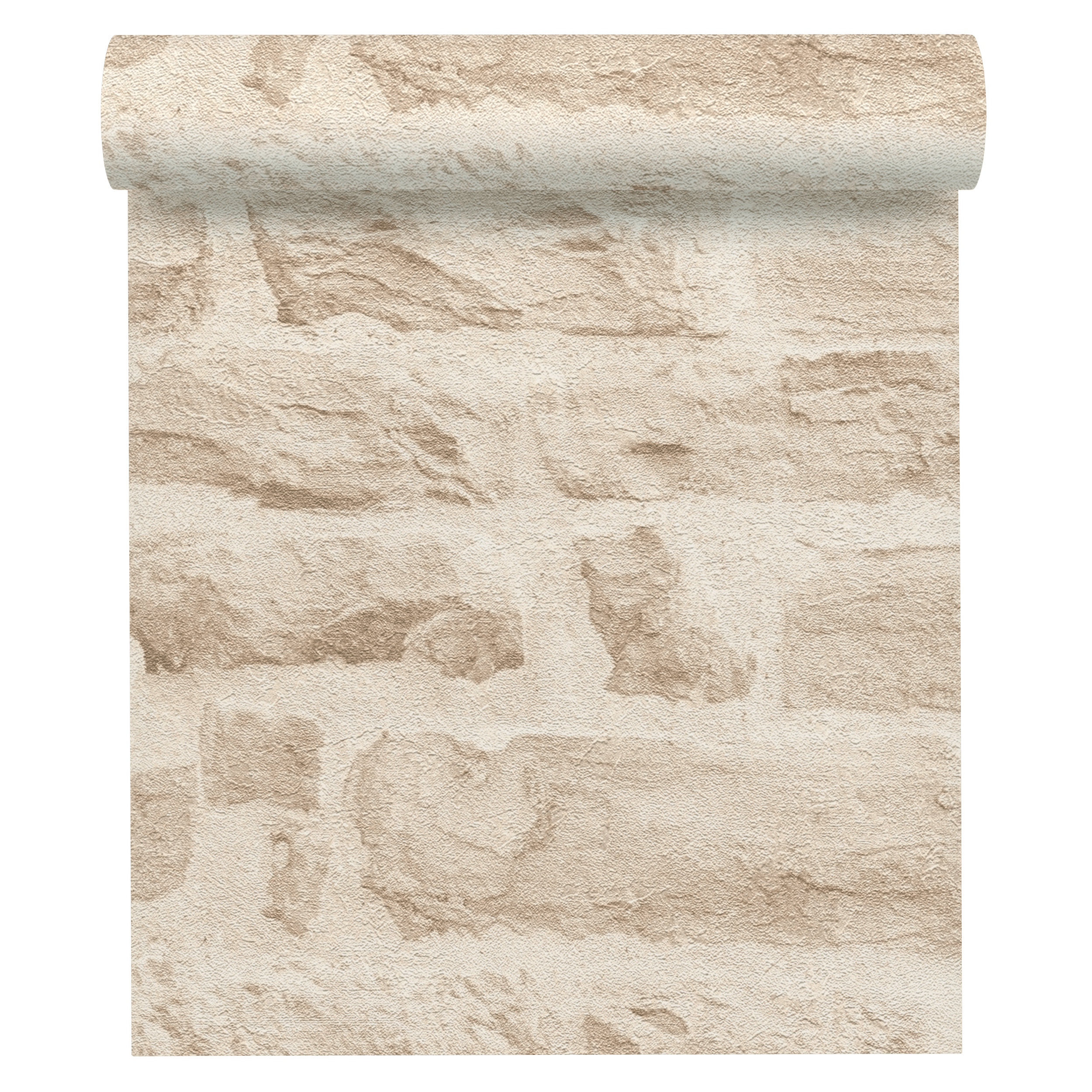 Tapeta 3D Cegła beżowa imitacja cegły winylowa na flizelinie