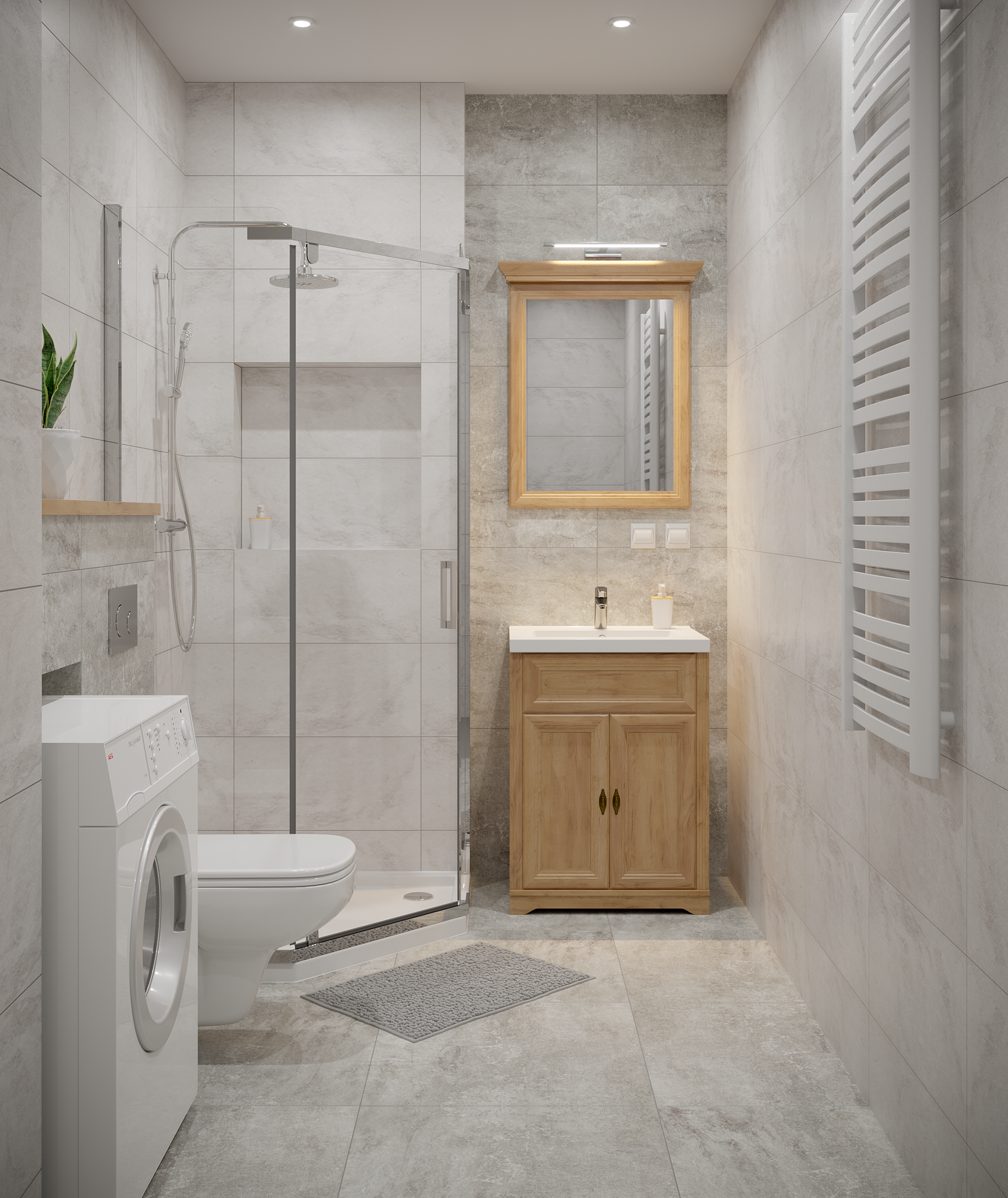 Kabina prysznicowa 90 x 90 cm Perfetto Wellneo - 2