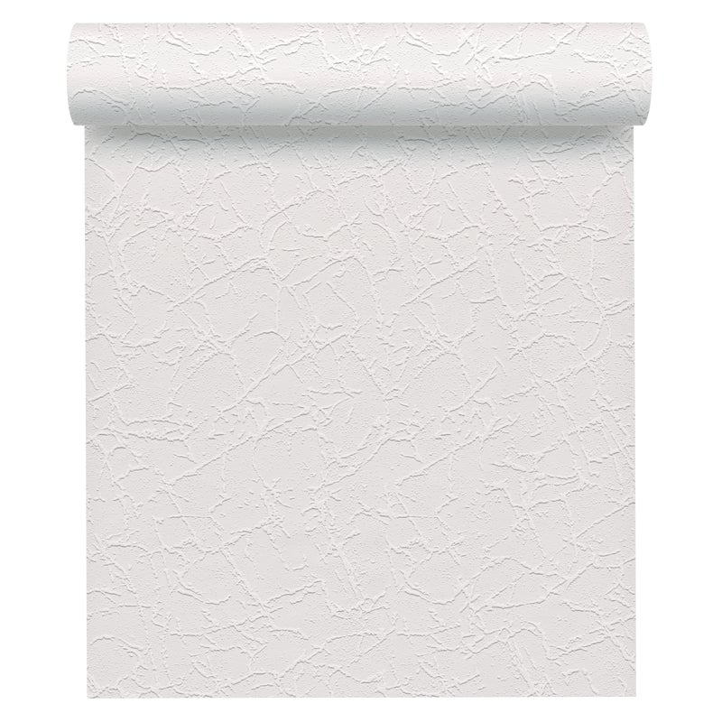Tapeta strukturalna biała papierowa