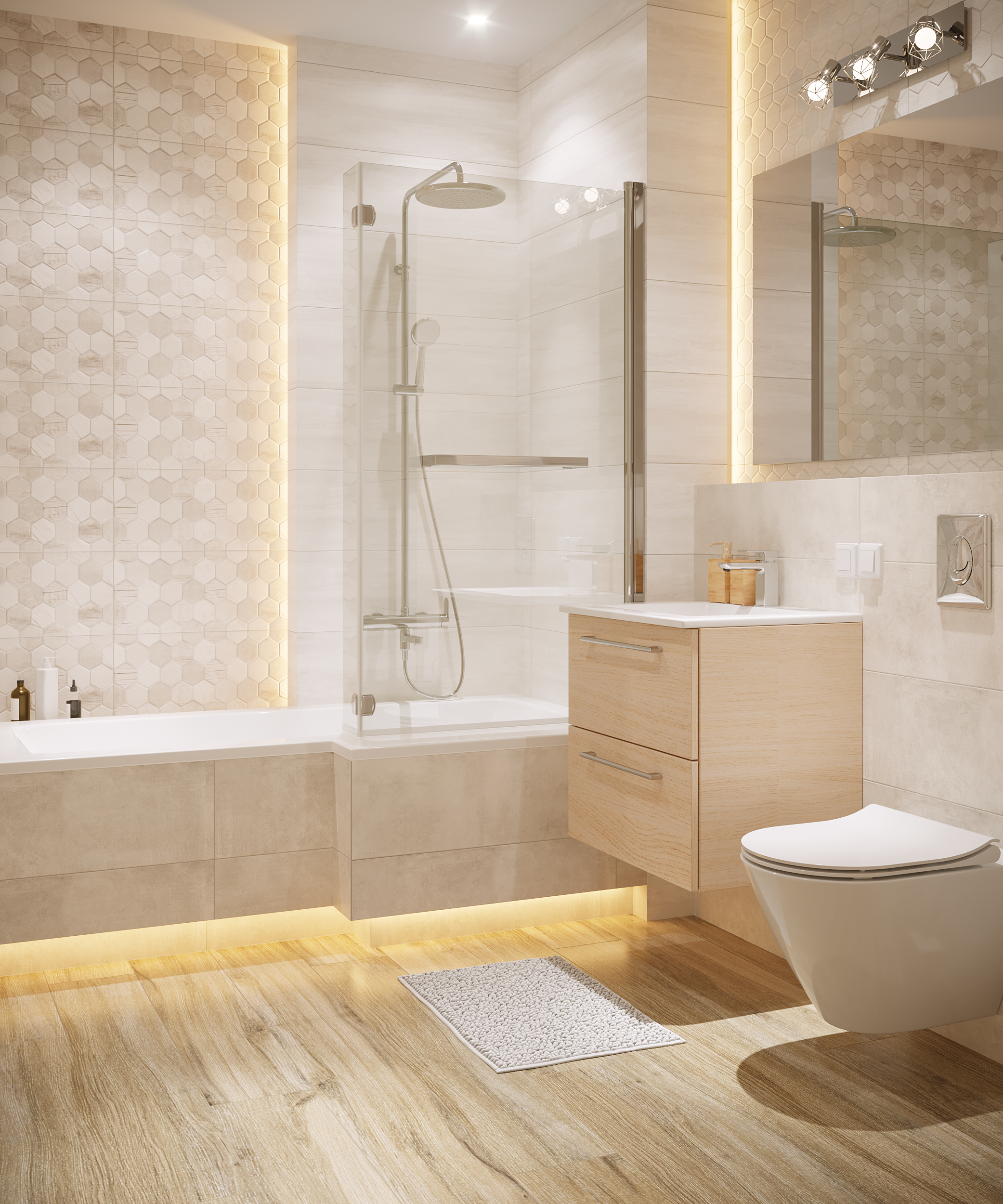 Lustro łazienkowe bez oświetlenia SOTE 80 x 120 cm SENSEA - 14