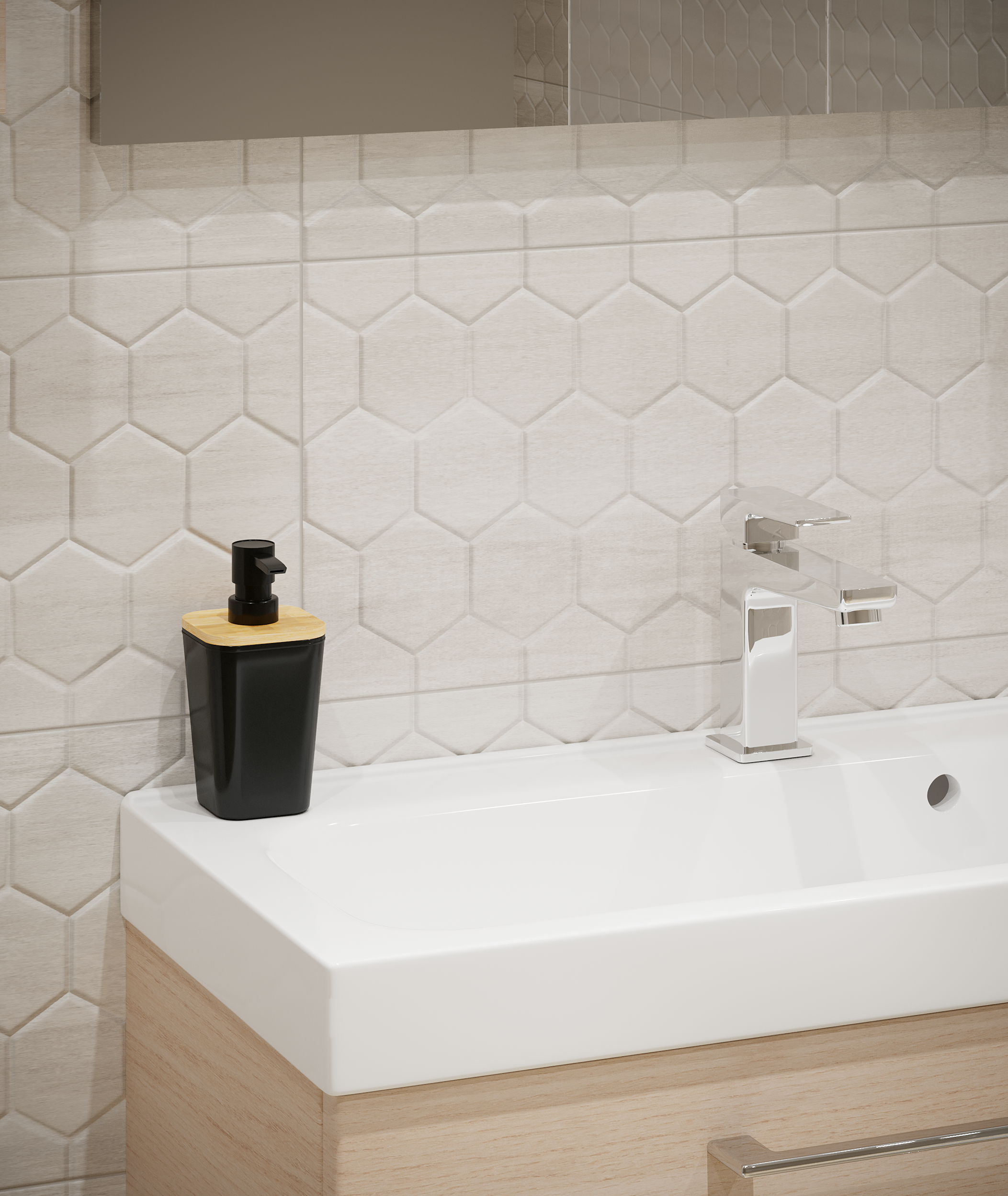 Anta mobile da bagno rovere SENSEA L 30 x H 115 x Sp 1.8 cm - 5