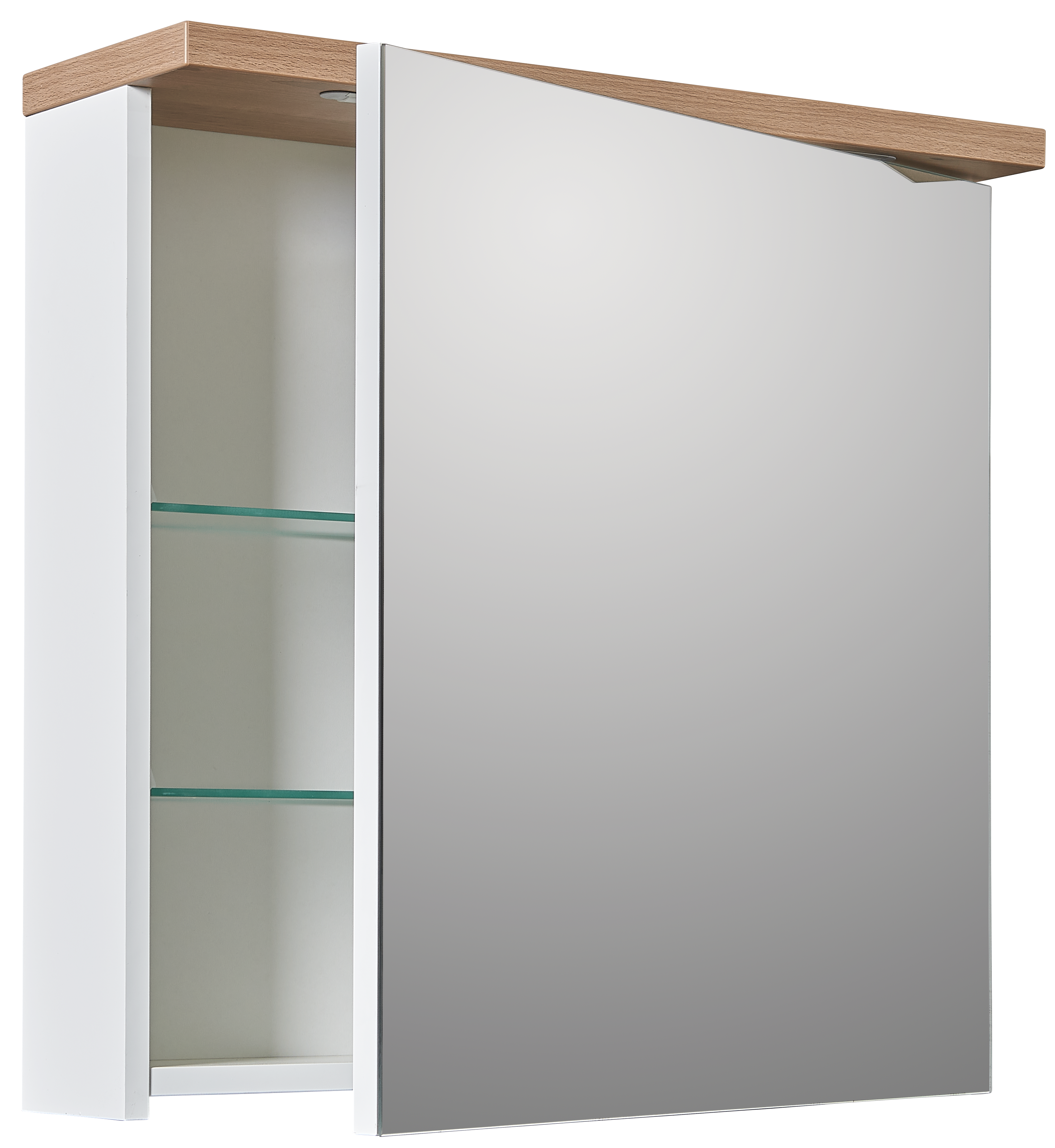 Szafka łazienkowa z lustrem z oświetleniem Stilla 60.4x15x60 cm Defra - 5