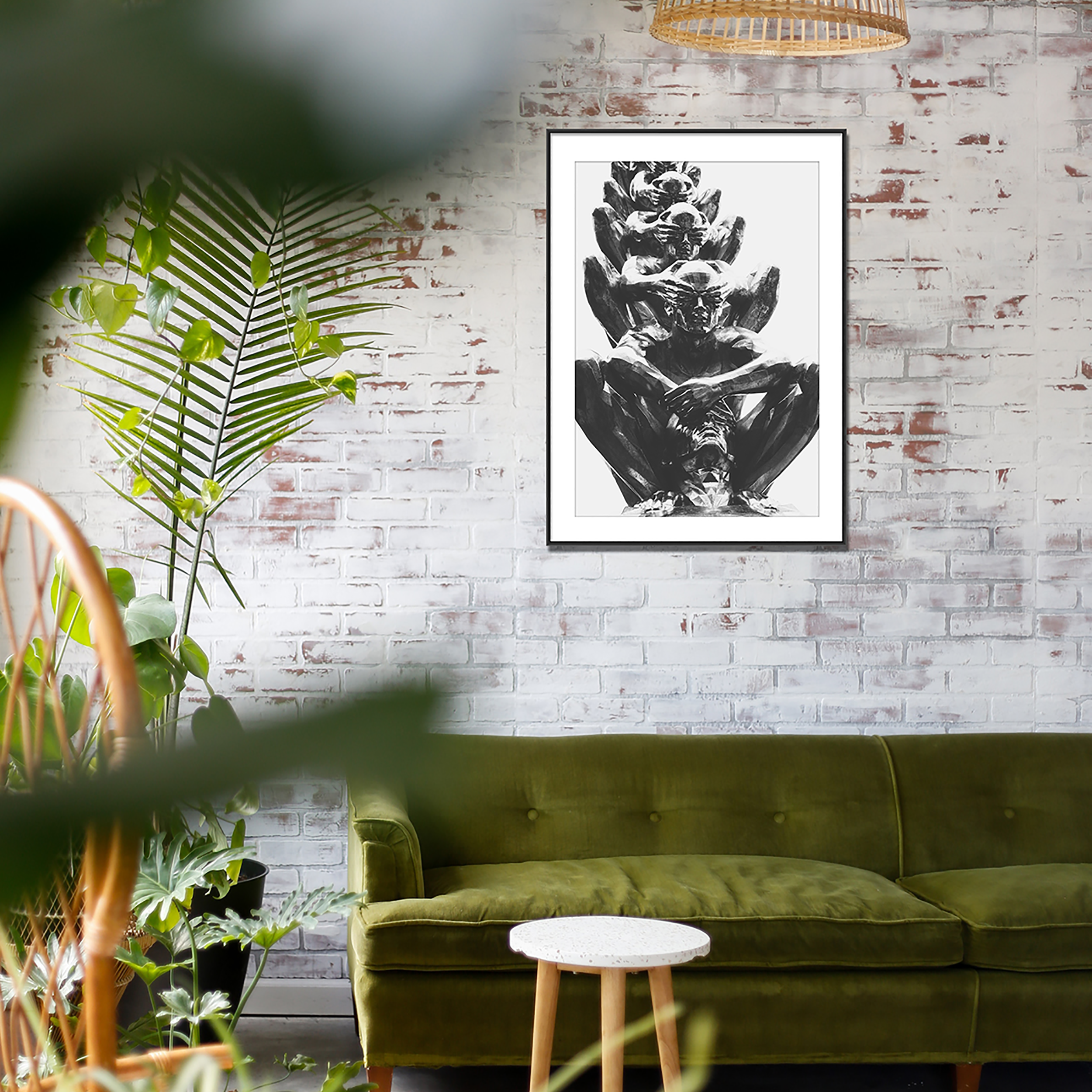 Ramka na zdjęcia Accent 50 x 70 cm czarna aluminiowa - 2