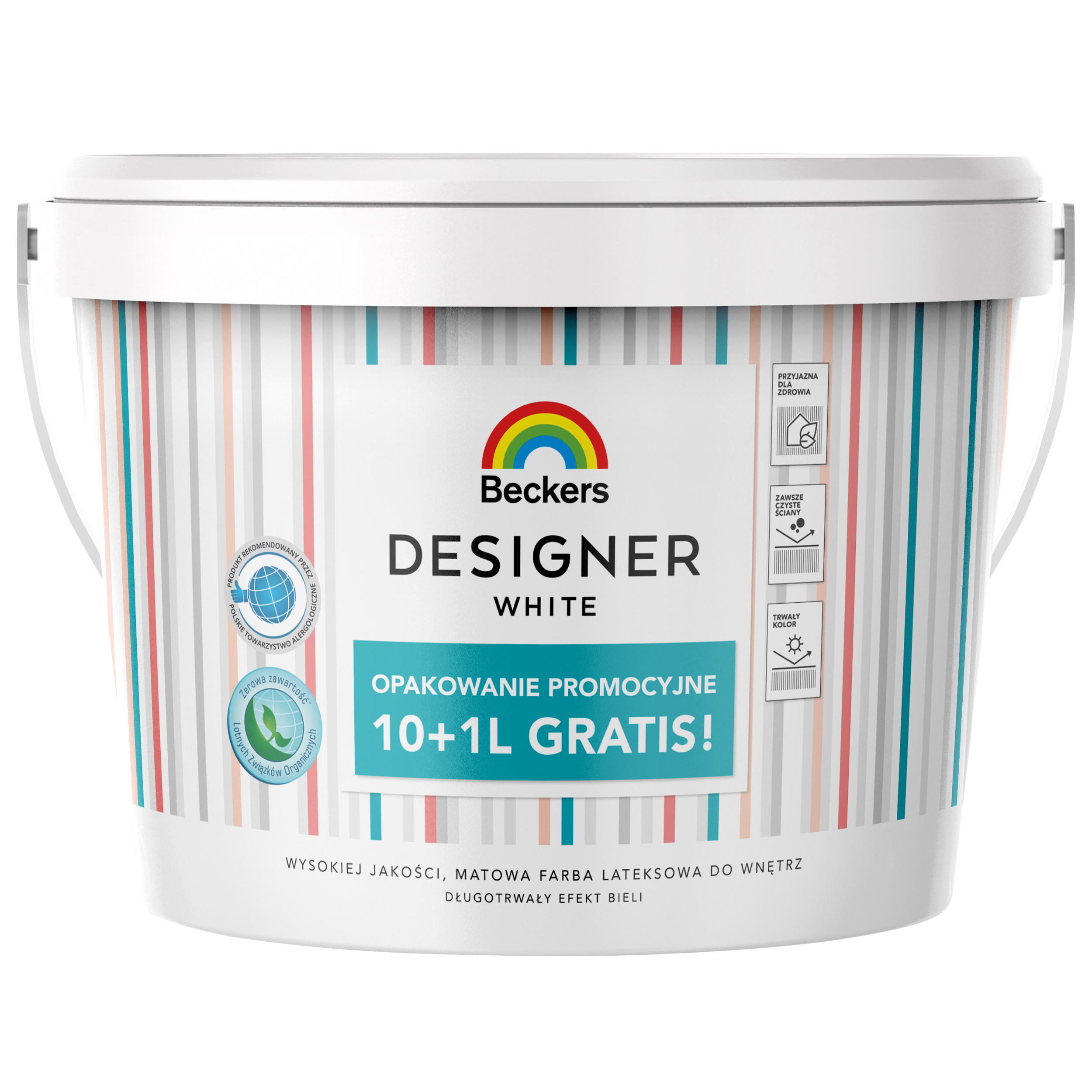 Farba Beckers Designer White Biała 11 l - 4