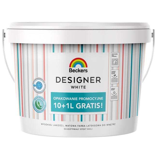 Farba beckers designer white biala 11 l 82350474