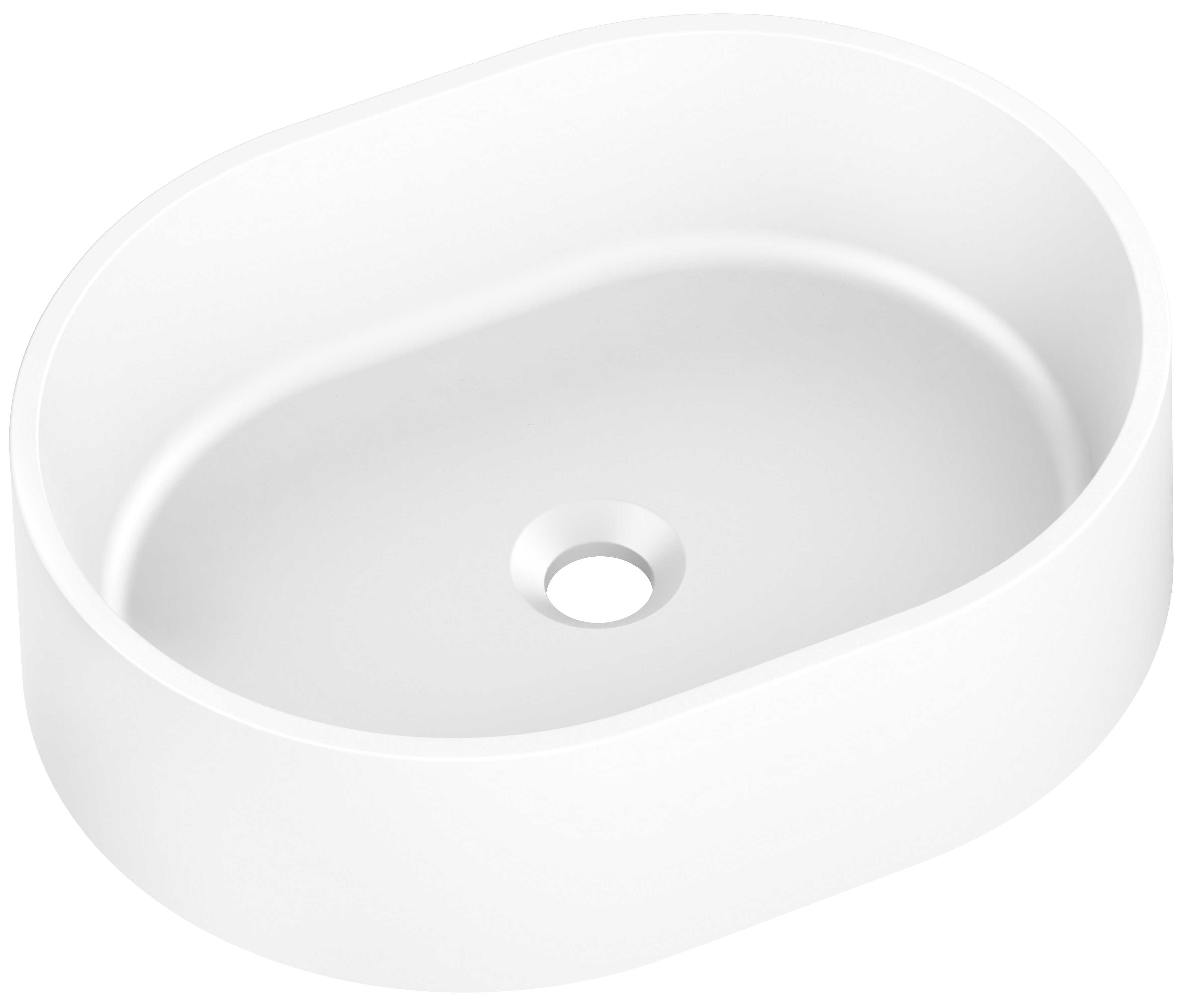 Umywalka konglomeratowa nablatowa Bonn 48.5 x 37.5 Axis