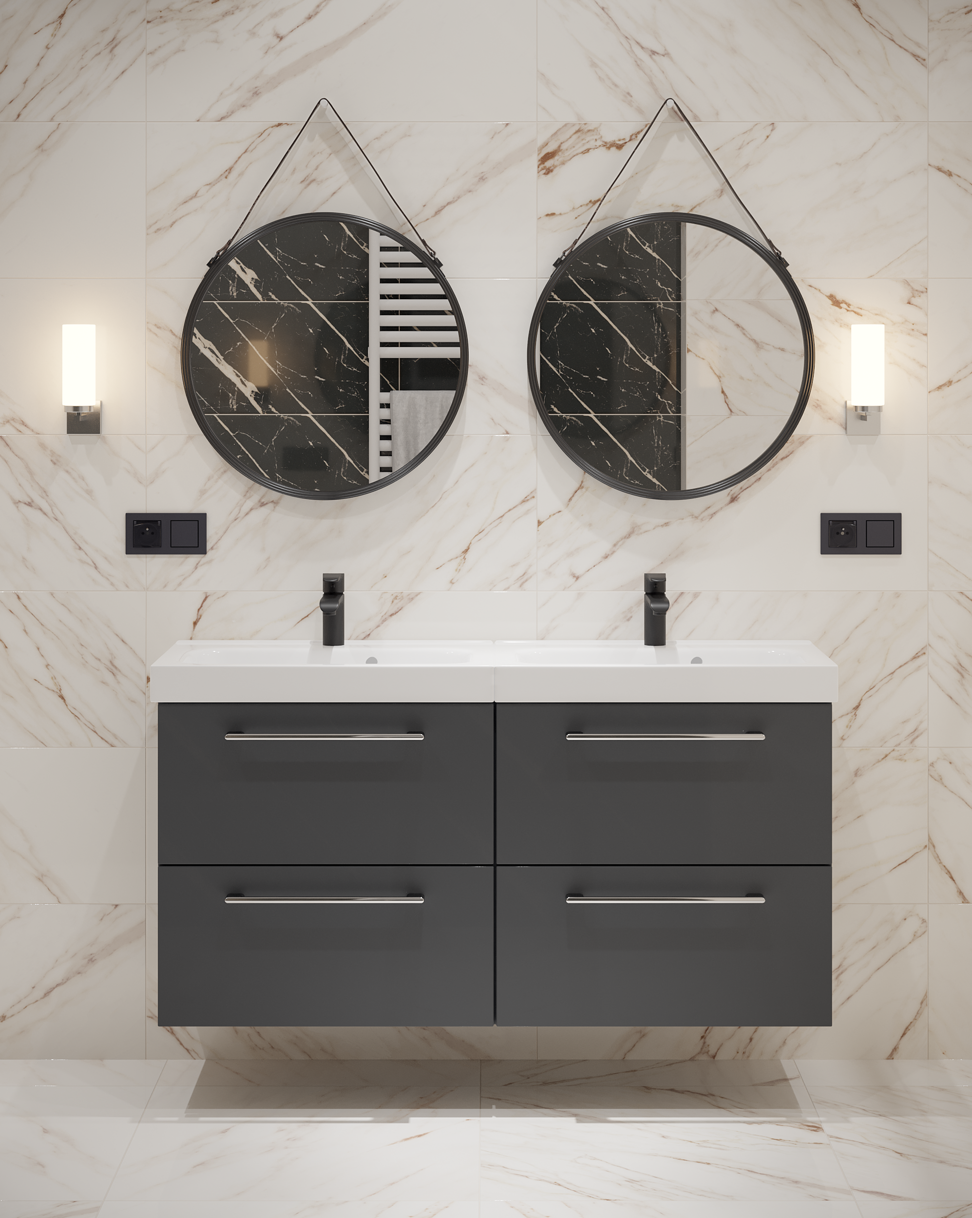 Dispensador  Stone gris oscuro satinado - 14