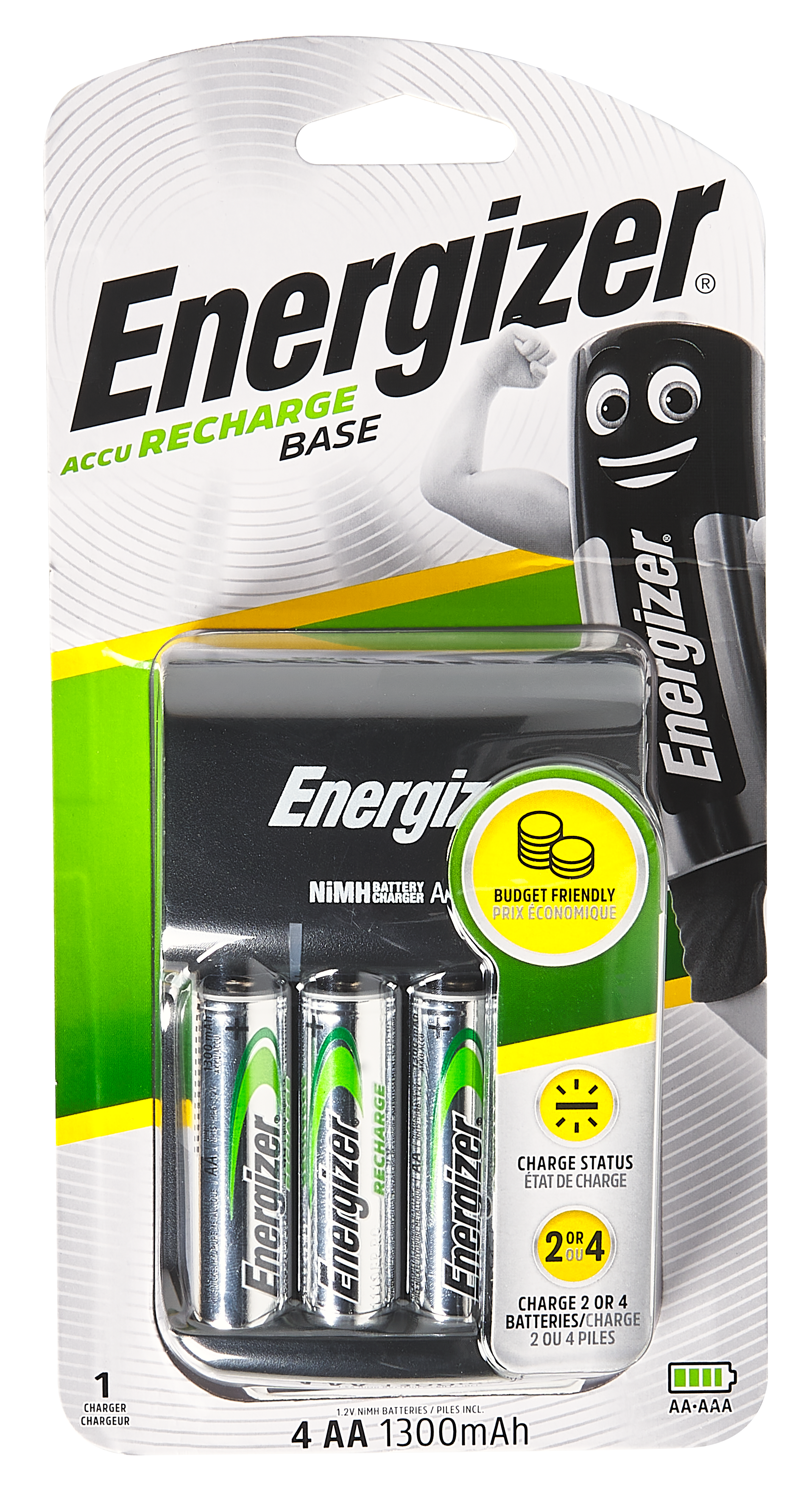 Ładowarka do akumulatorków 4 x AA ENERGIZER