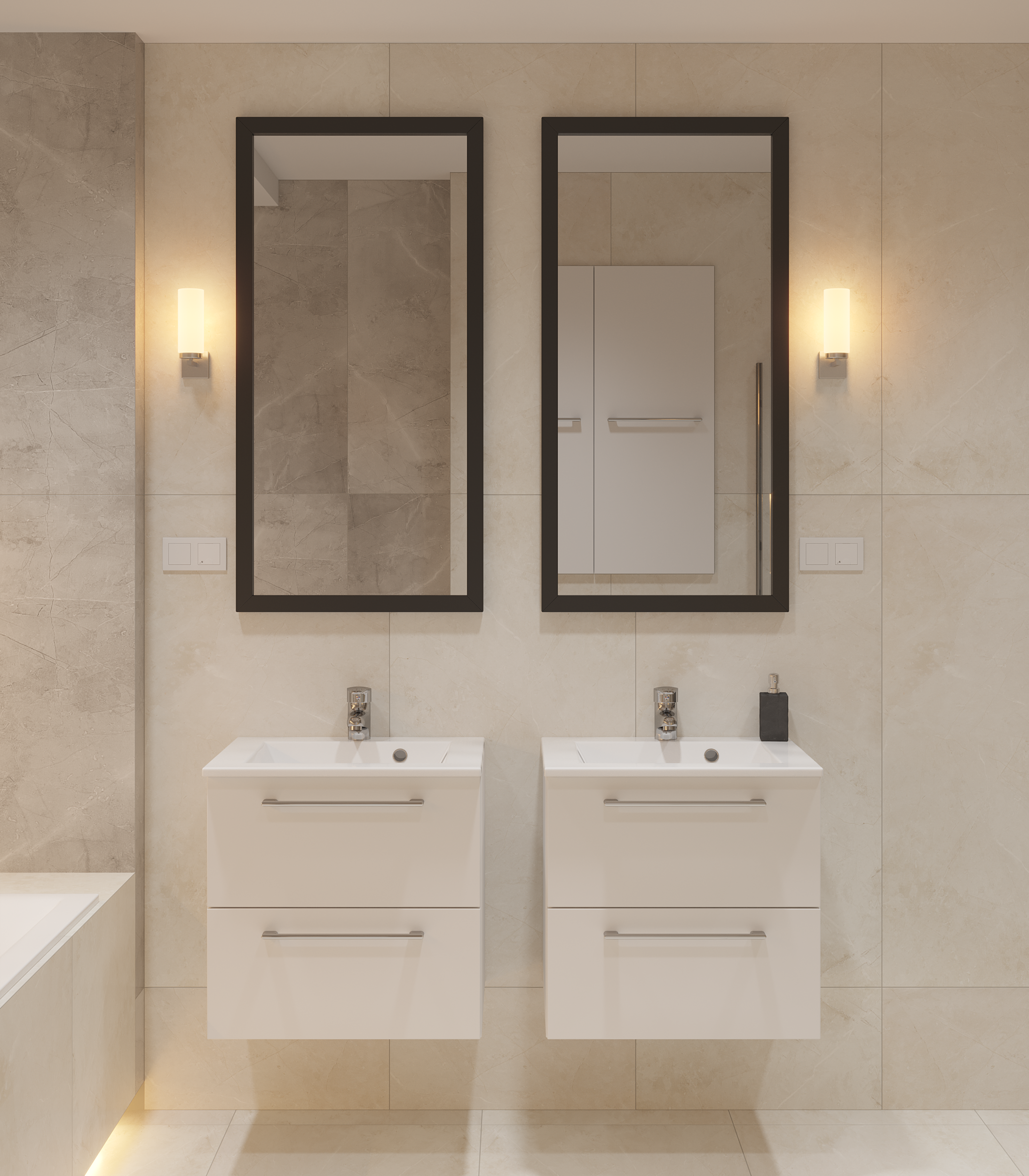 Bateria umywalkowa chrom K/aut Inari Sensea - 3