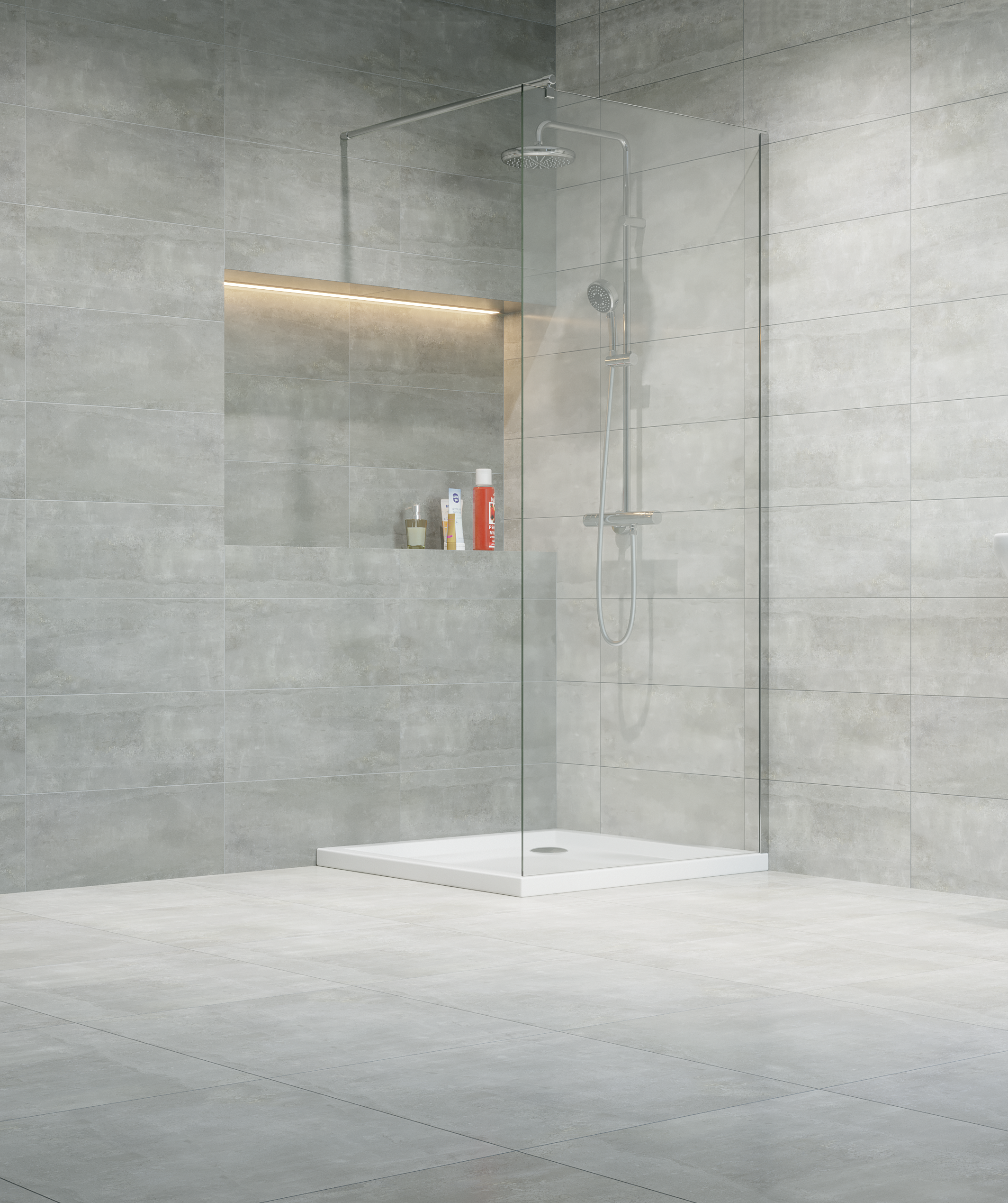 Piatto doccia SENSEA in pmma Essential bianco L 90 x L 90 x H 5 cm lucido - 4