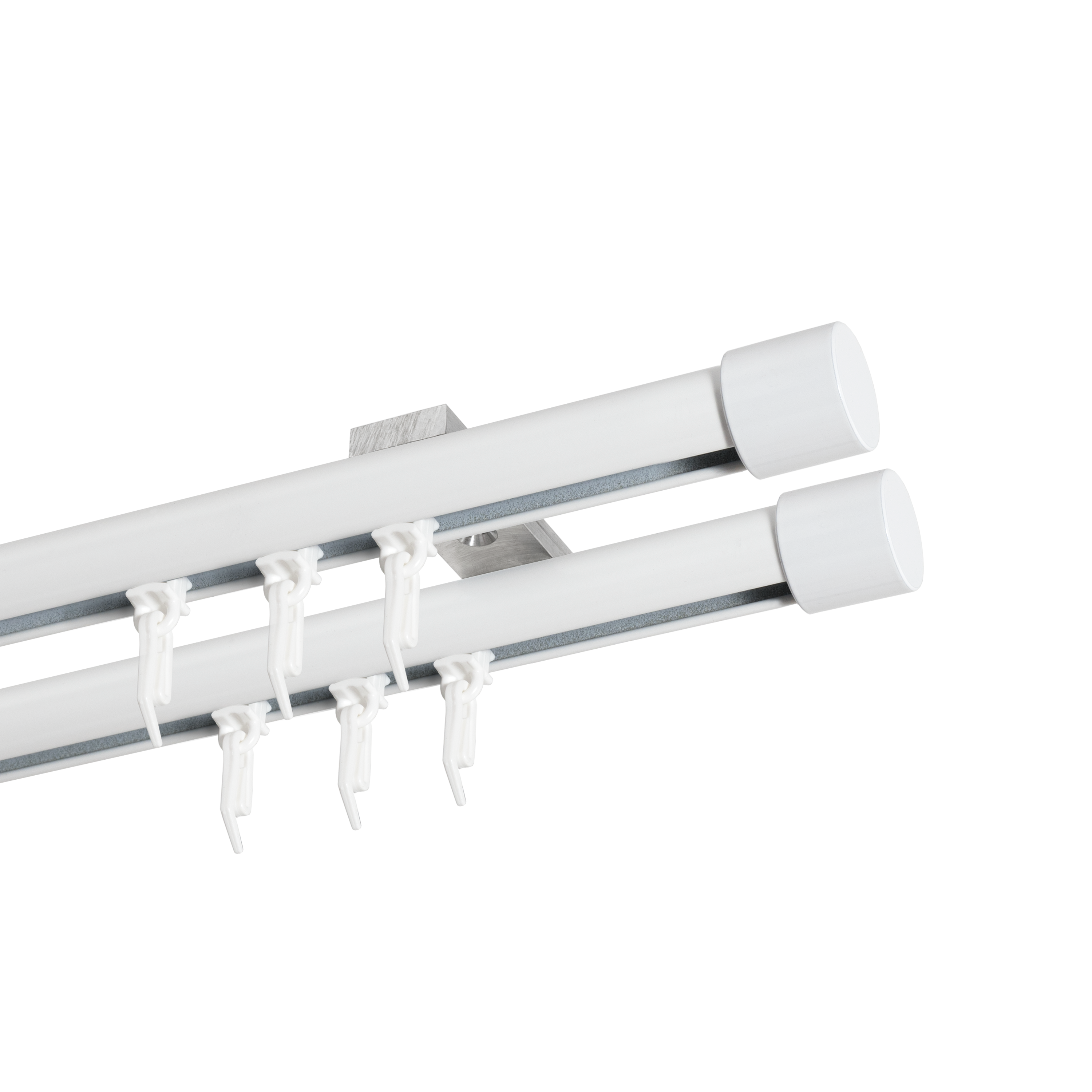 Końcówka do karnisza zaślepka biała 20 mm - 2
