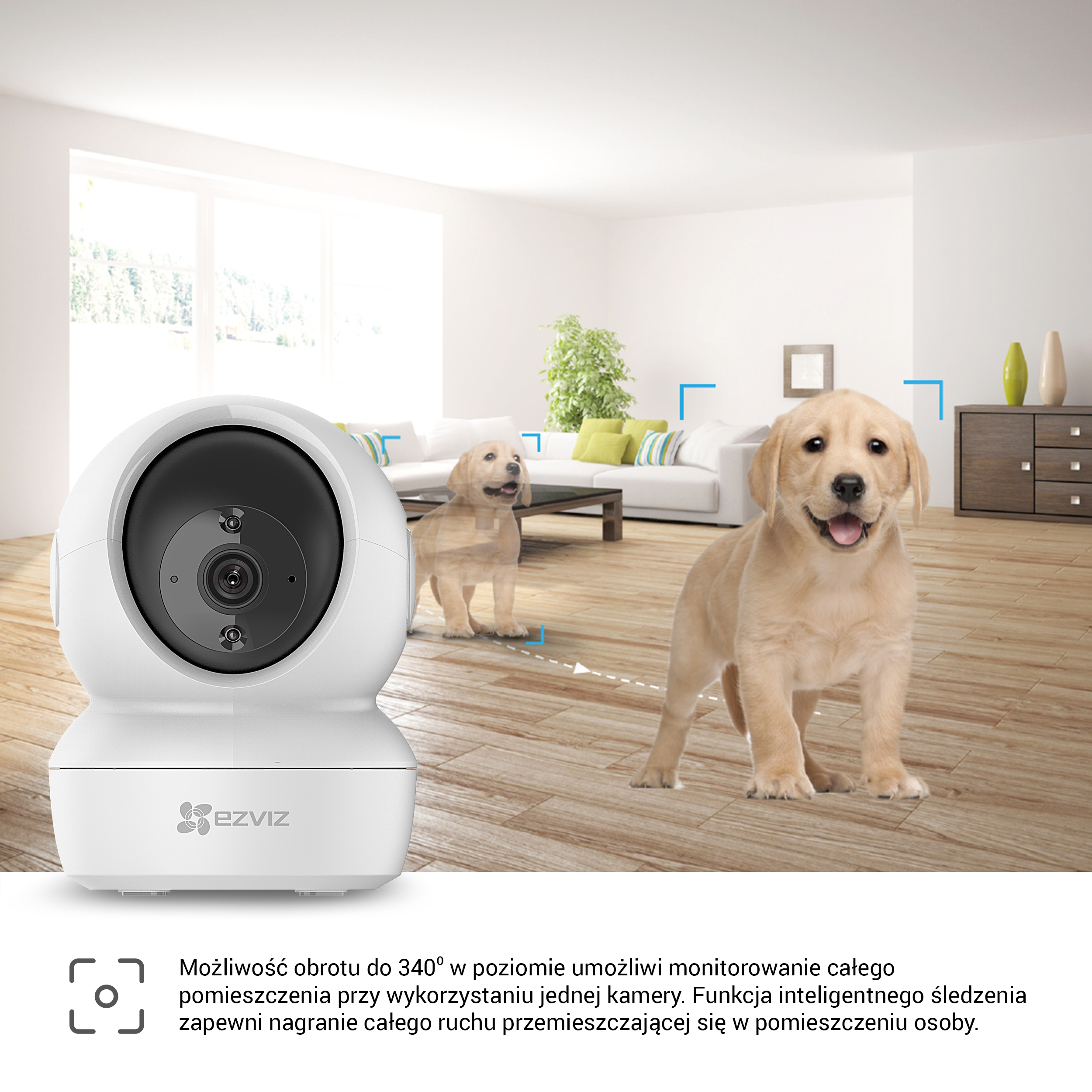 Kamera monitorująca IP C6N FULL HD WiFi EZVIZ - 12