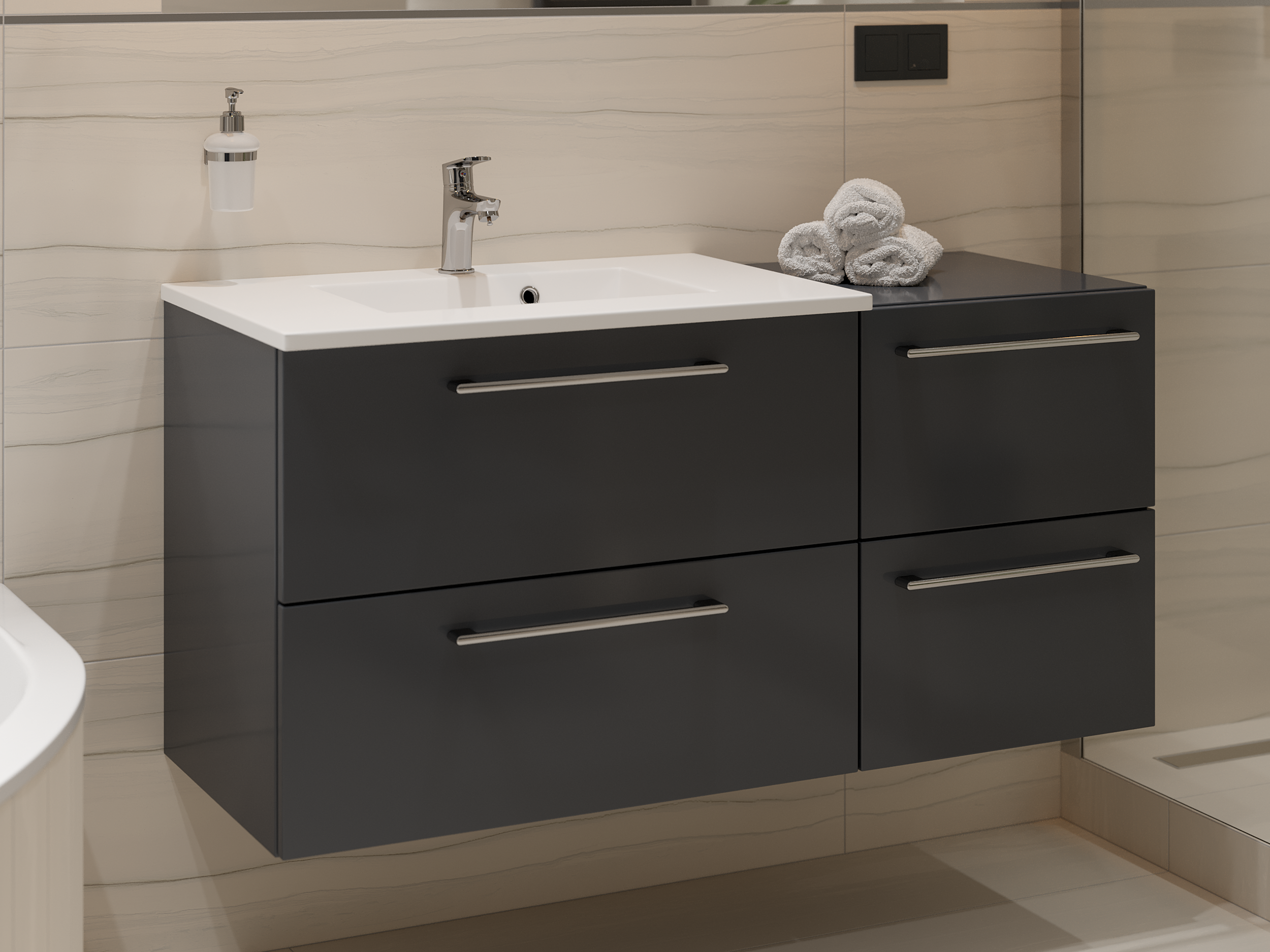 Lampa wisząca Byron czarna E27 Inspire - 10