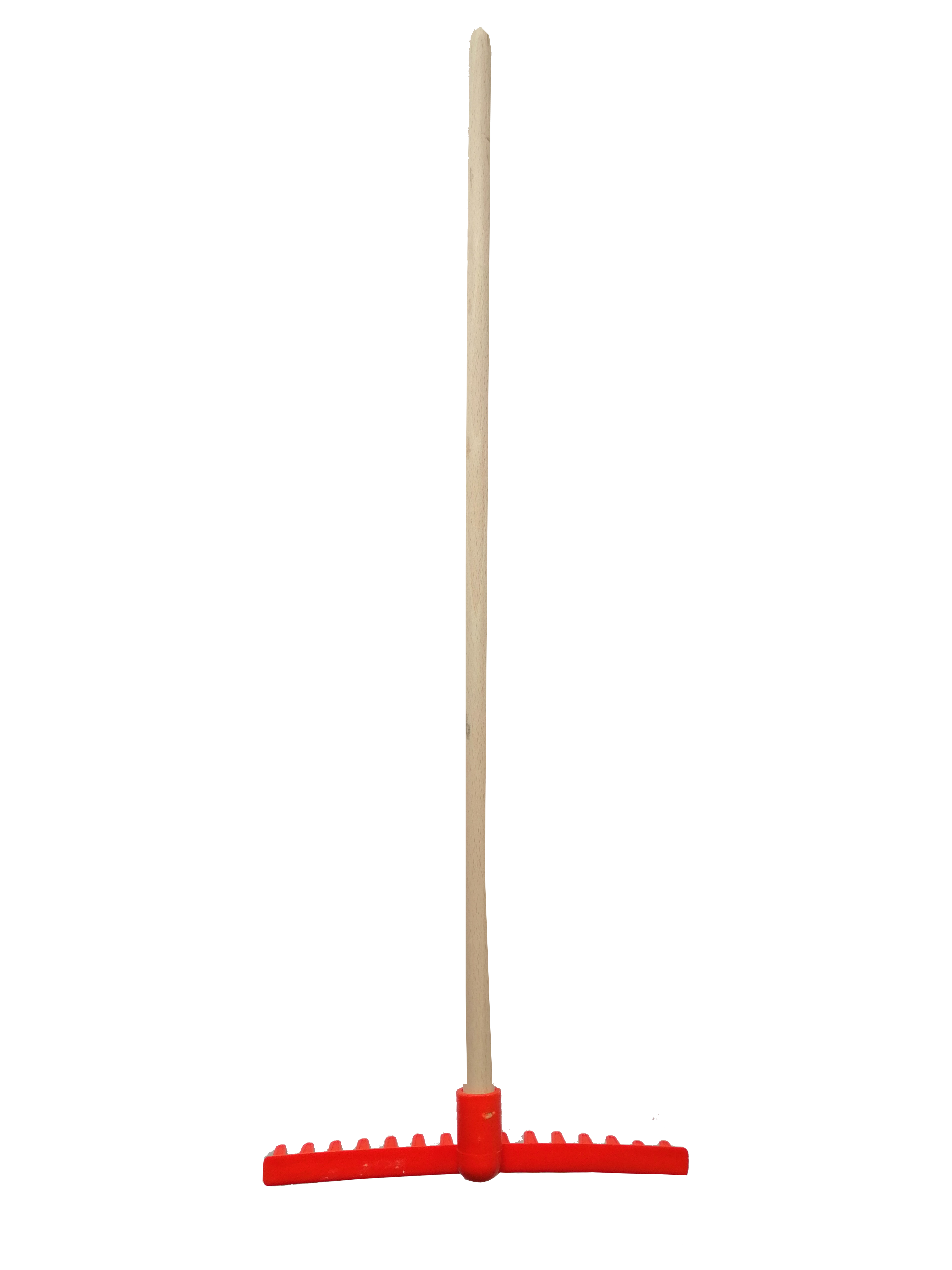 Grabie dziecięce 66x21 cm czerwone drewniano-plastikowe