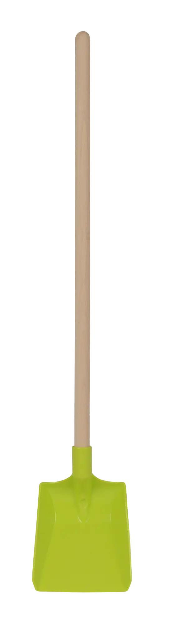 Łopatka dziecięca 77.5x14 cm zielona drewniano-plastikowa
