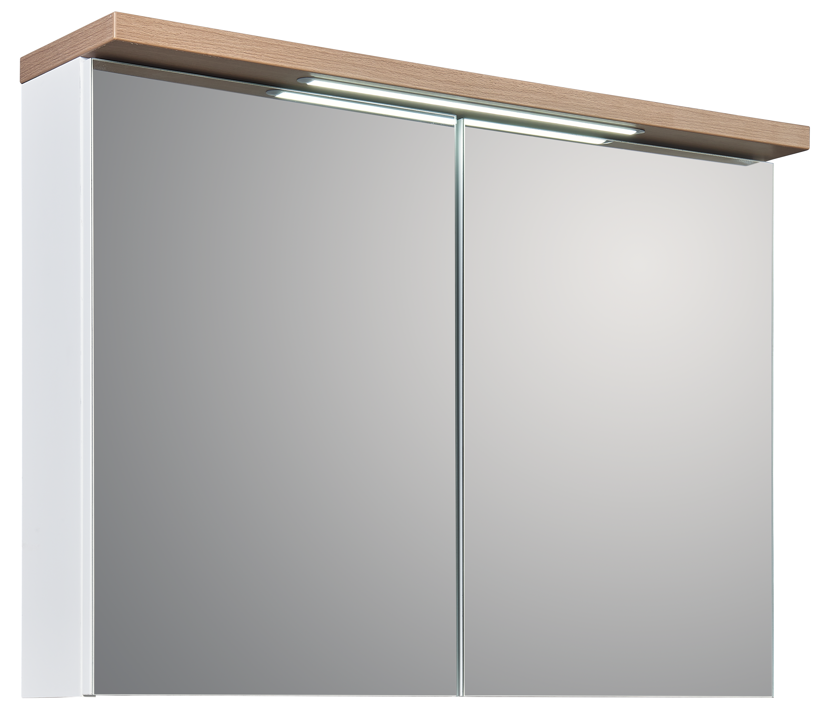 Szafka łazienkowa z lustrem z oświetleniem Stilla 80.4x20.3x60 cm Defra - 7