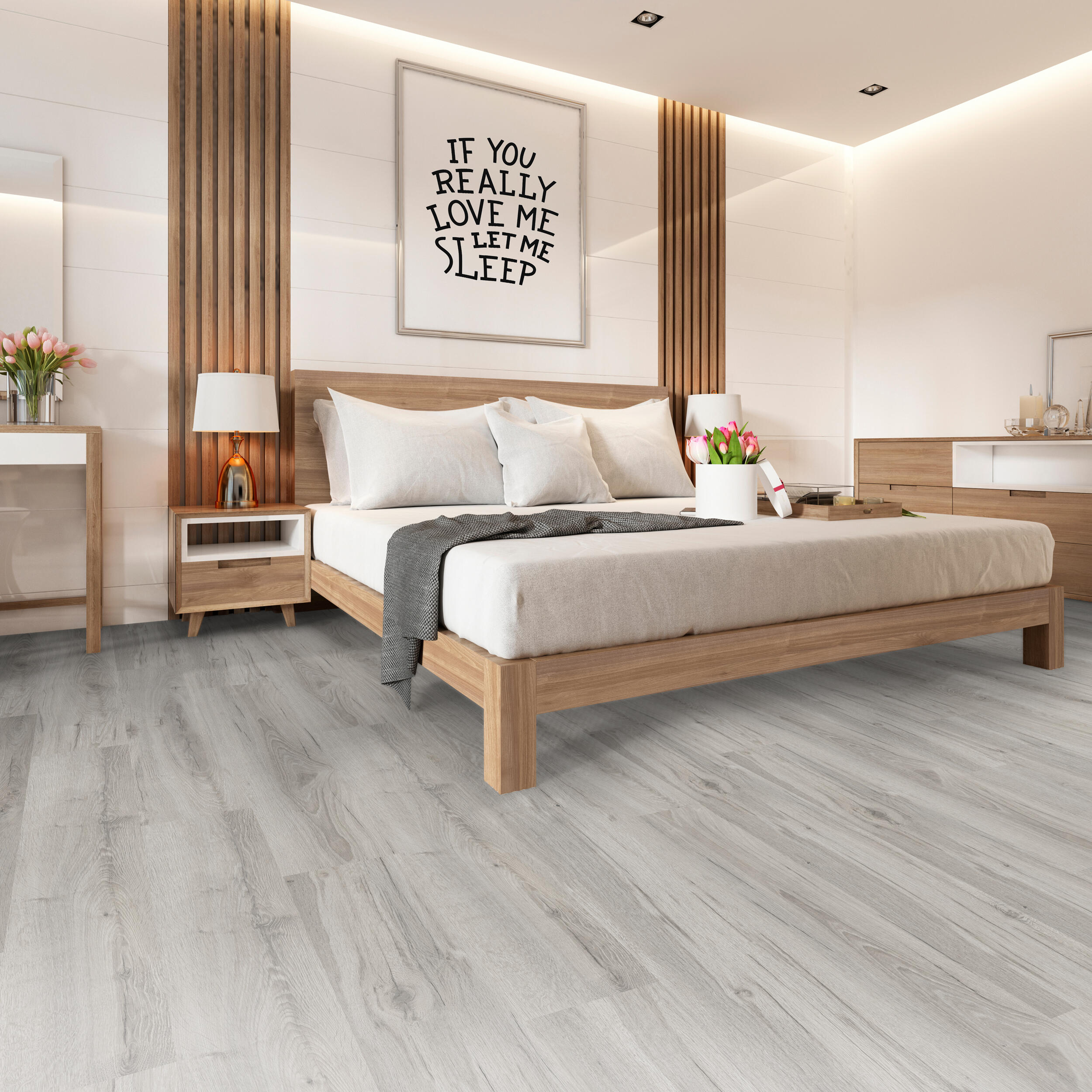 Panele podłogowe laminowane AC4 7 mm Promo Flooring Dąb Jasper bielone drewno - 11