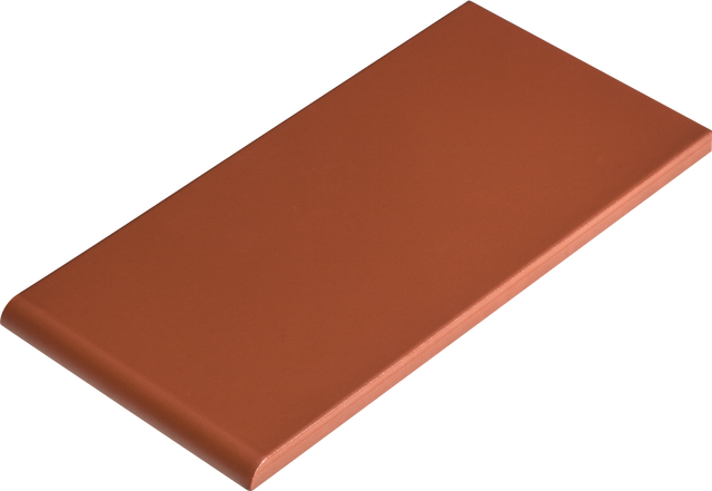 Płytka klinkierowa parapetowa ROT gładki czerwony 20x10x13 cm 25 sztuk w opak. Cerrad