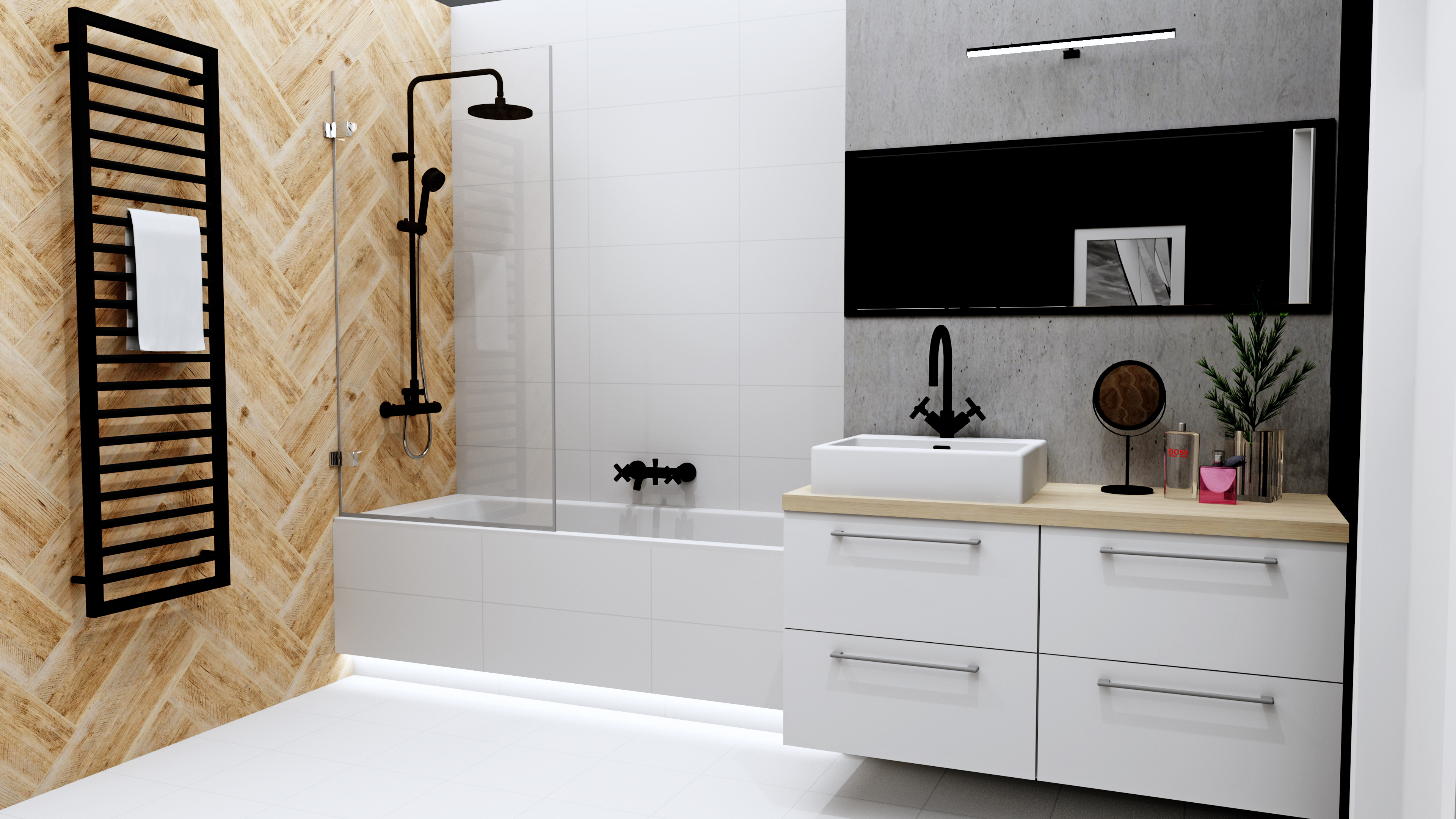 Gres szkliwiony Univero White 29.8x29.8 Cersanit - 12