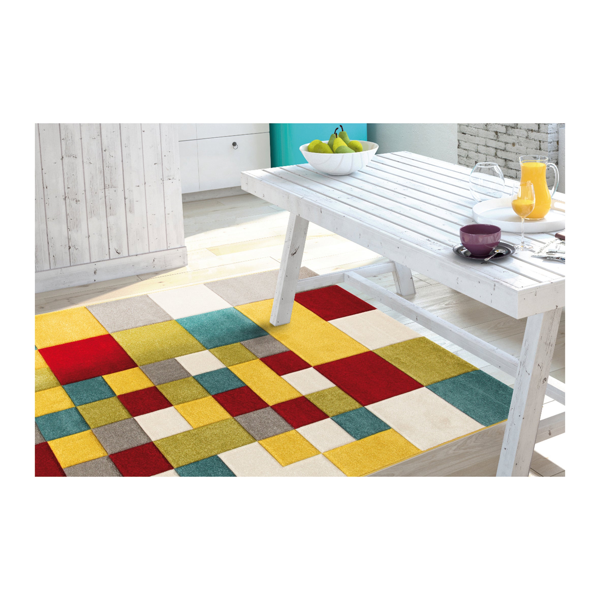 Tappeto Allegra geometrico multicolor, L 230 x L 160 cm - 2