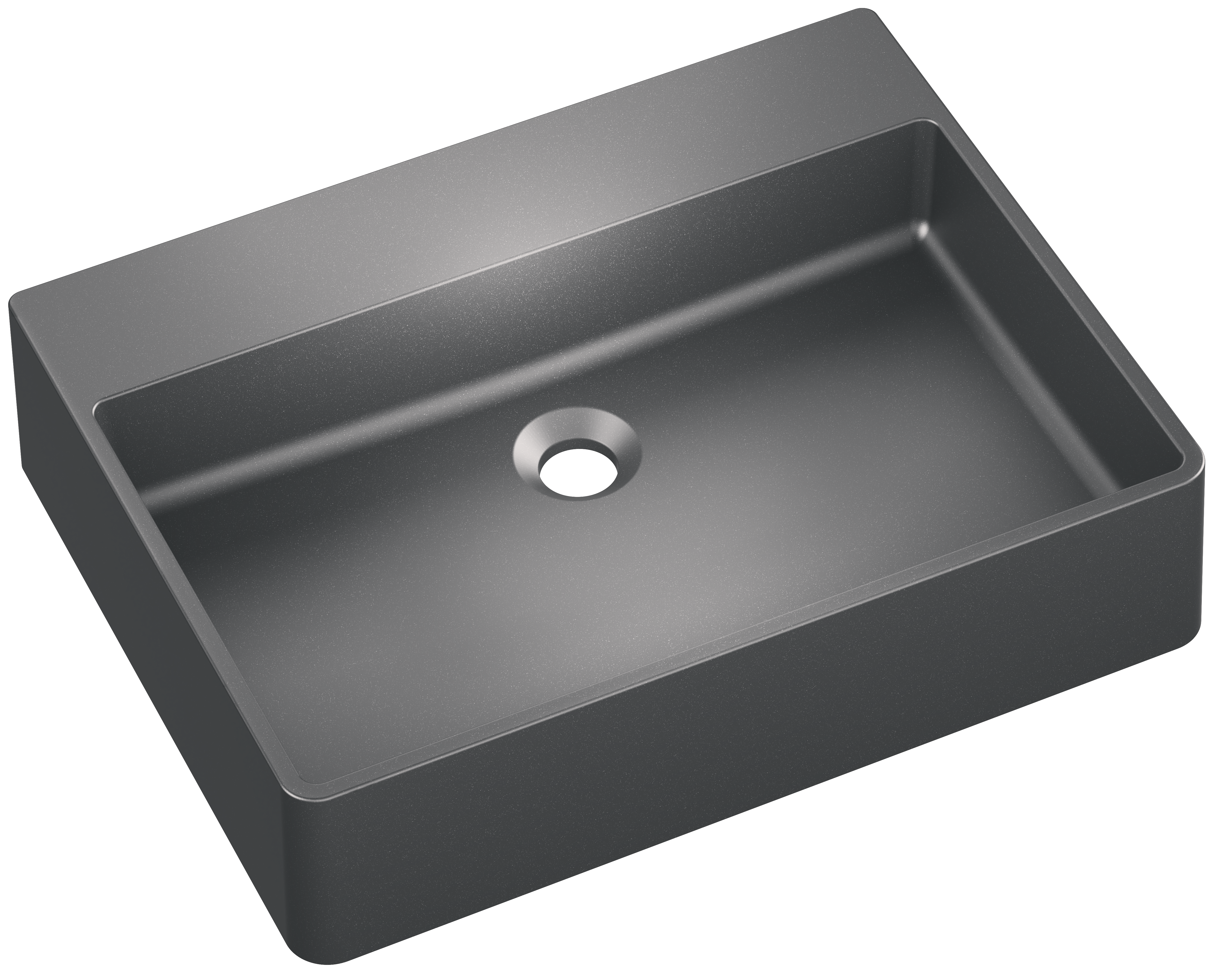 Umywalka konglomeratowa nablatowa Wuppe Granit 55 x 42 Axis