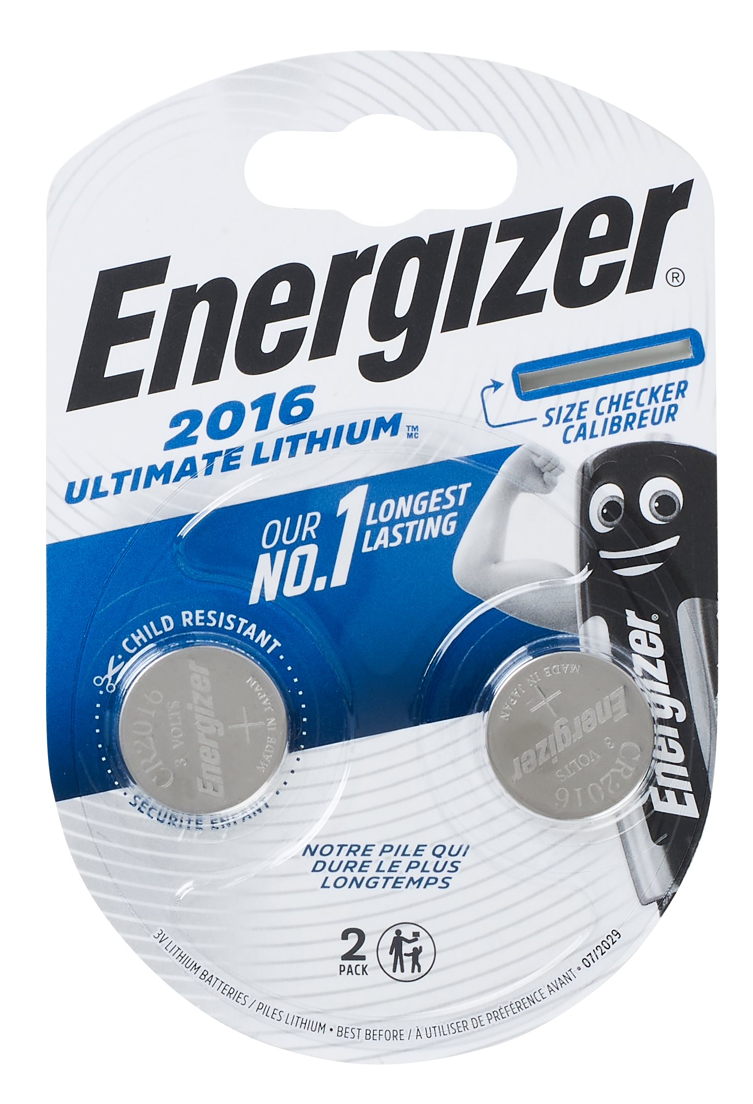 Bateria litowa CR2016 ULTIMATE LITH 2 szt. ENERGIZER