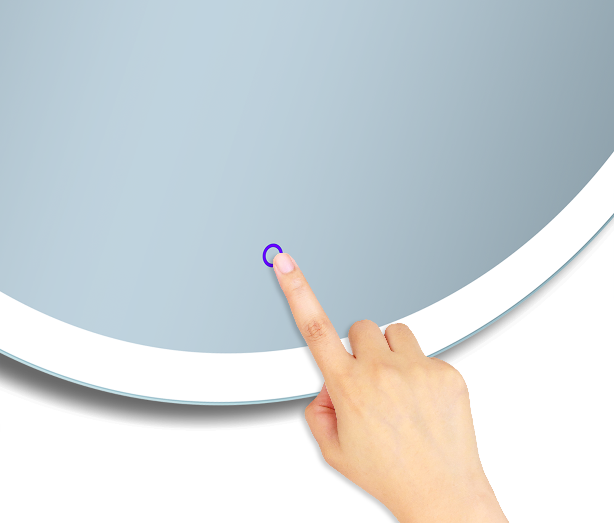 Lustro z wbudowanym oświetleniem RING LED 80 x 80 VENTI - 14