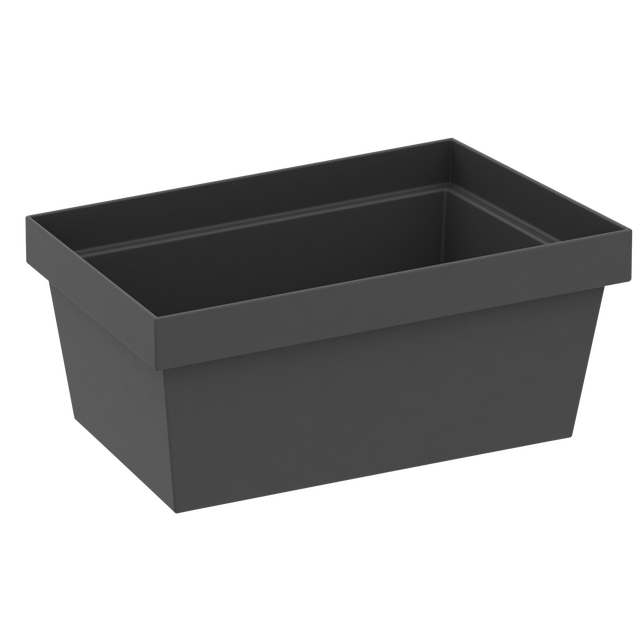 Pojemnik do szuflad 15 x 10 x 6.7 cm szary Delinia iD