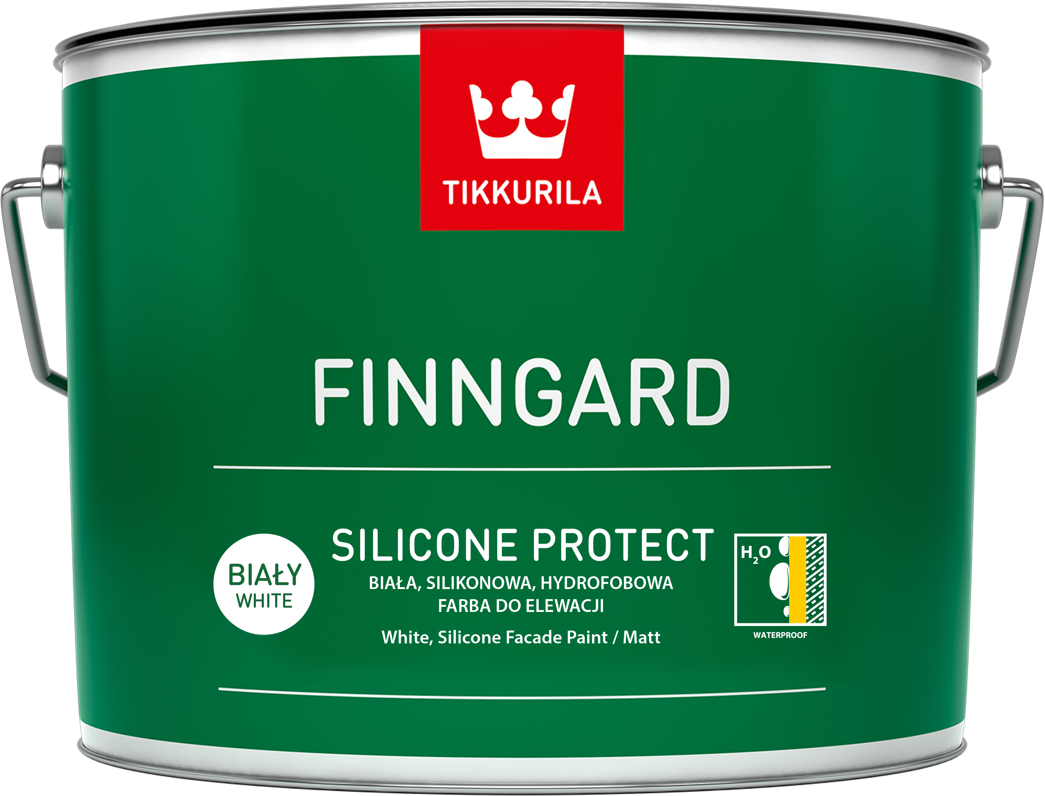Farba silikonowa do elewacji 9 l Biały TIKKURILA