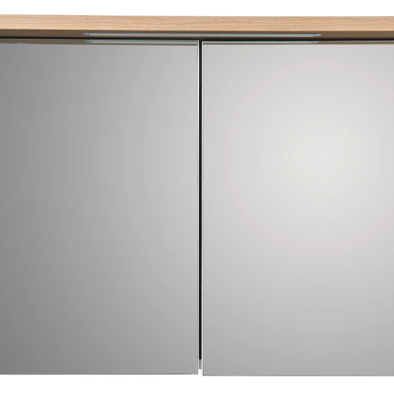 Szafka łazienkowa z lustrem z oświetleniem Stilla 80.4x20.3x60 cm Defra