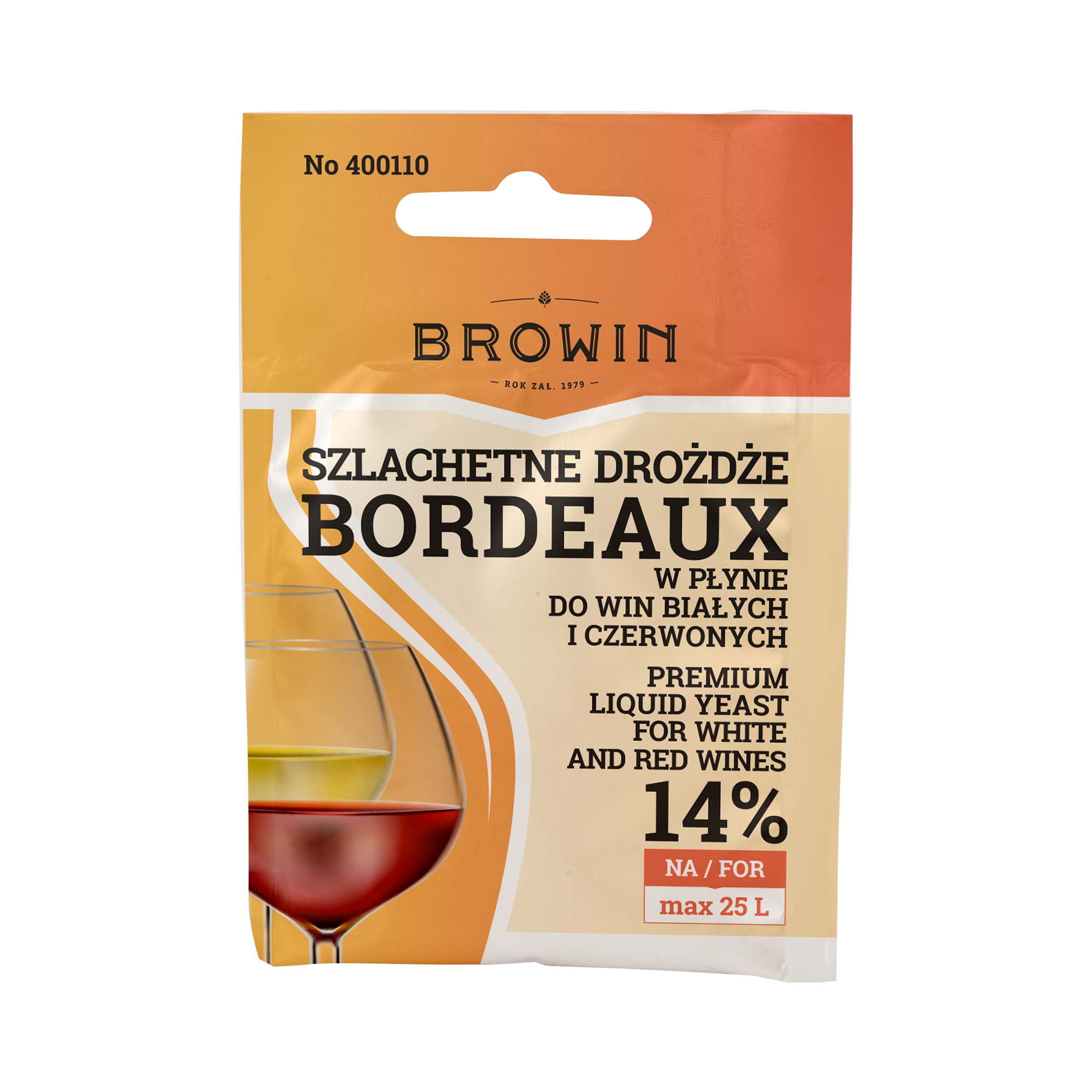 Drożdże winiarskie 20ml Bordeaux Browin