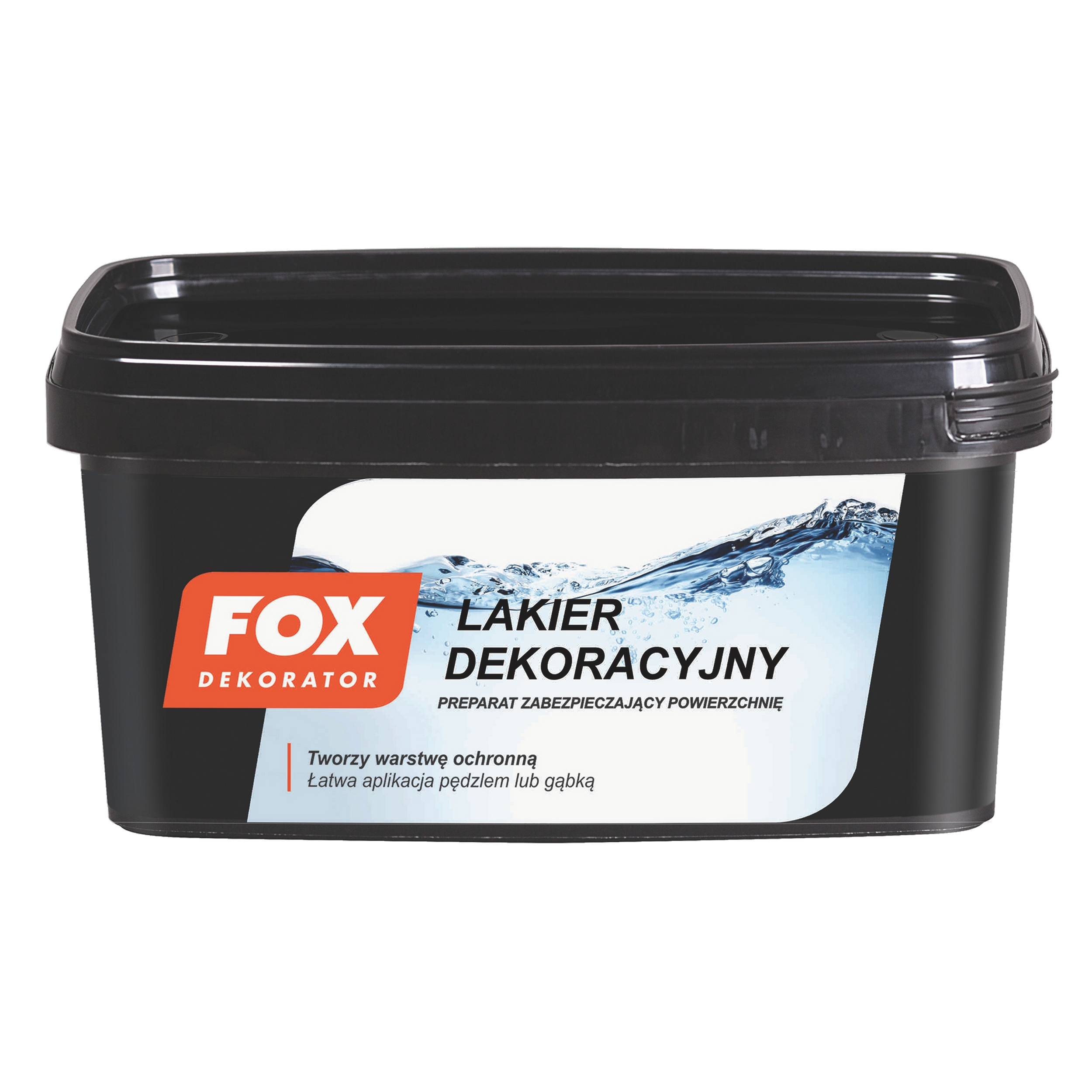 Lakier dekoracyjny 1 l Bezbarwny Mat FOX