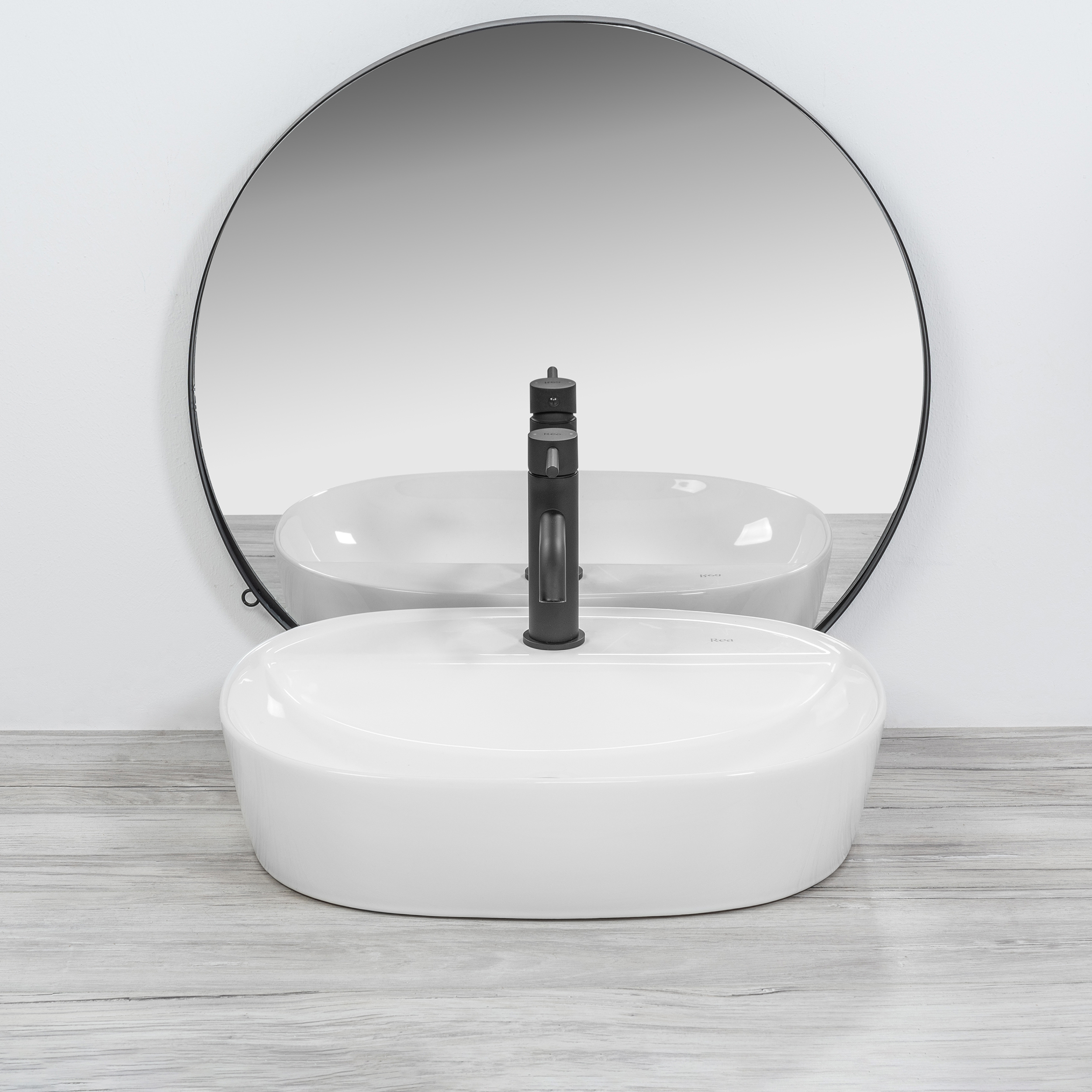 Umywalka ceramiczna Carina 50 x 38.5 Rea - 5