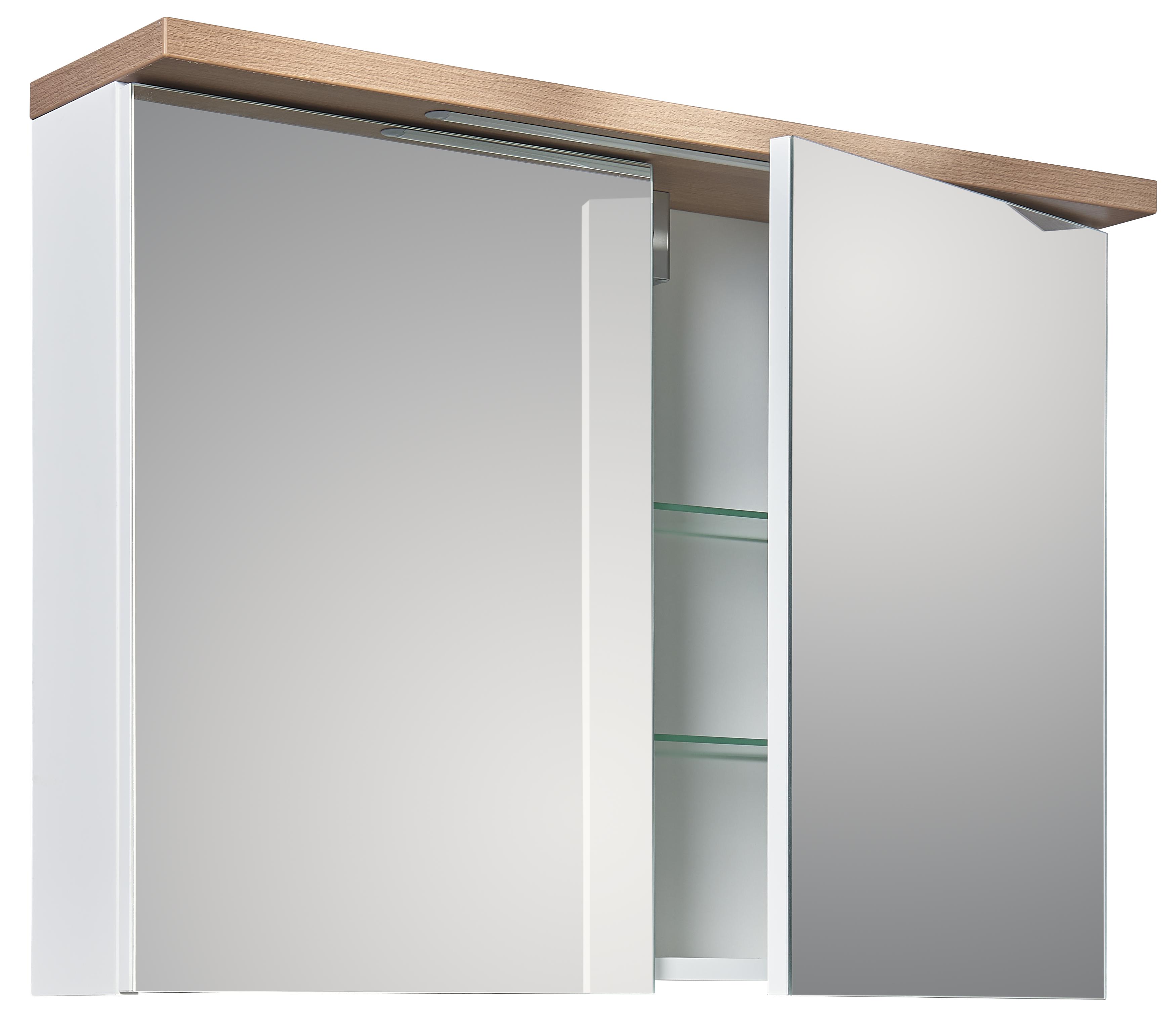 Szafka łazienkowa z lustrem z oświetleniem Stilla 80.4x20.3x60 cm Defra - 5