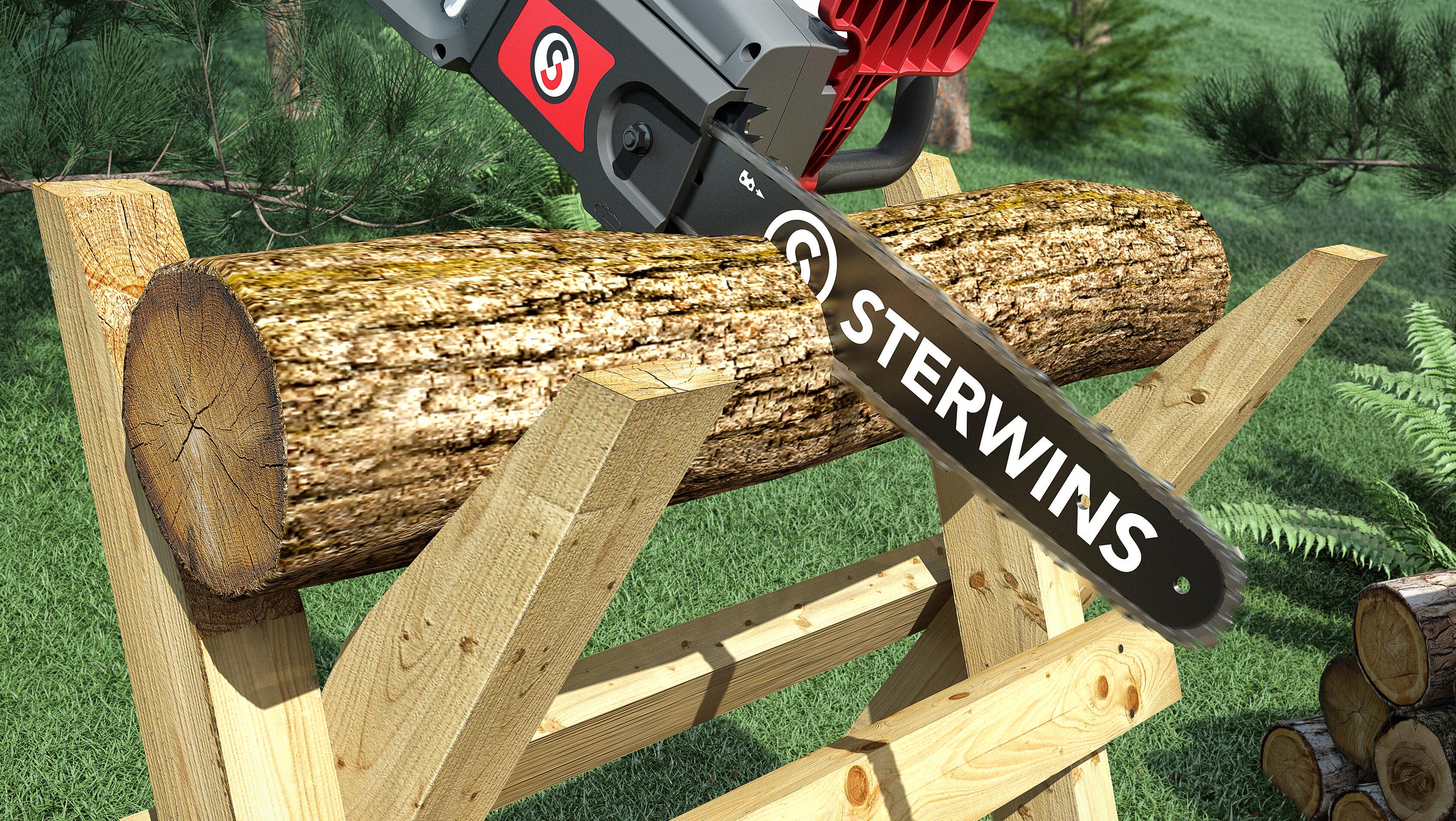 Elettrosega STERWINS ECS2, 2000 W barra da 35 cm - 4