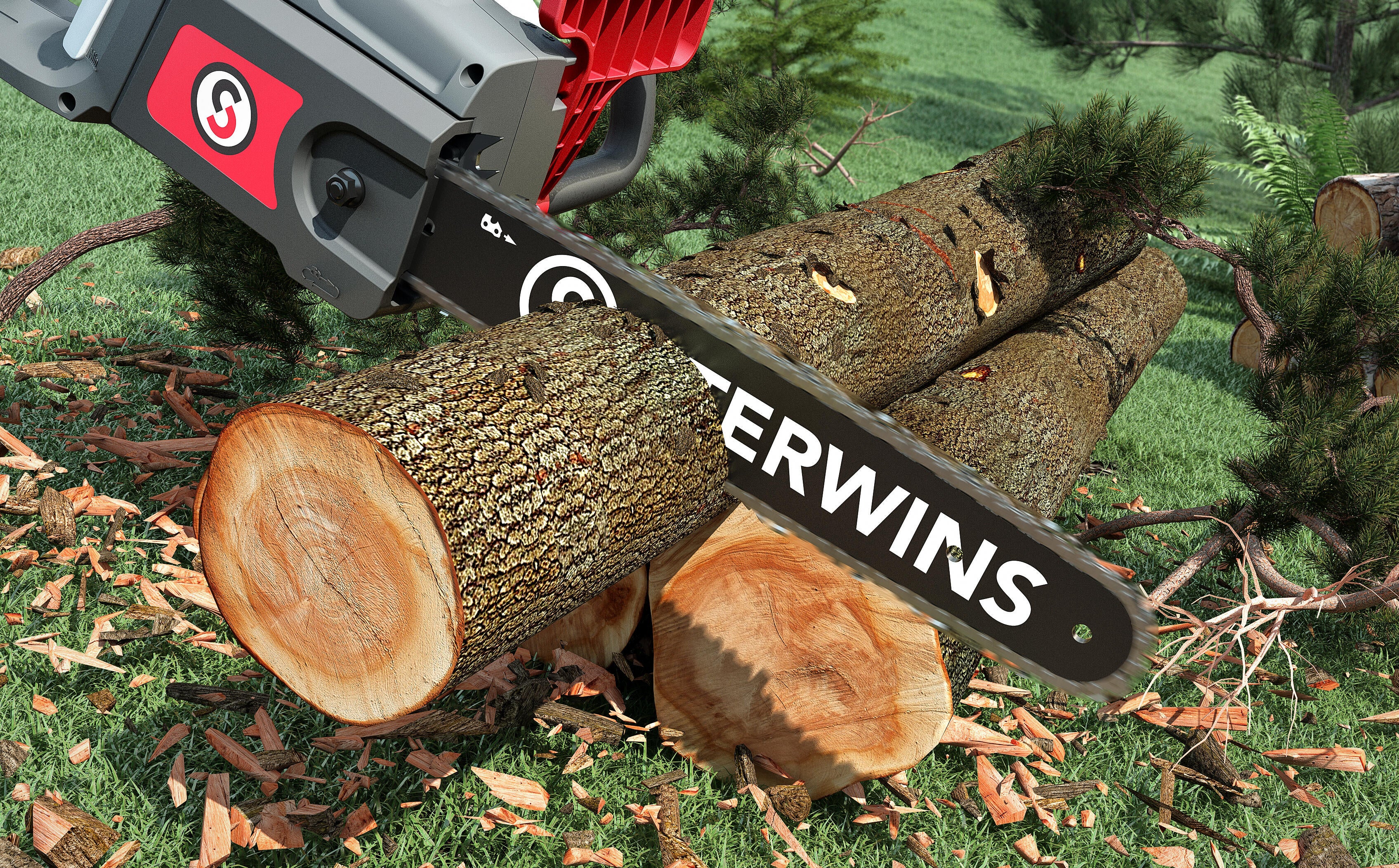 Elettrosega STERWINS ECS2, 2000 W barra da 35 cm - 3